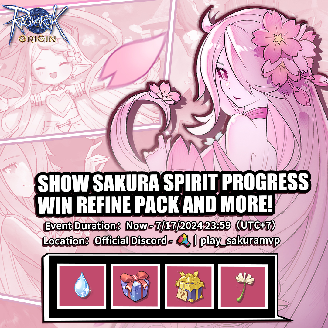 Ragnarok Origin - Show Sakura Spirit Progress, Win Refine...