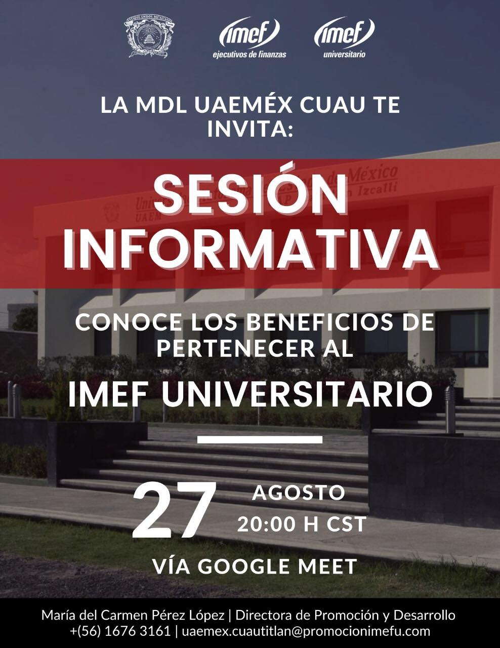 ¡El periodo de... - IMEF Universitario UAEMéx CUAU | Facebook