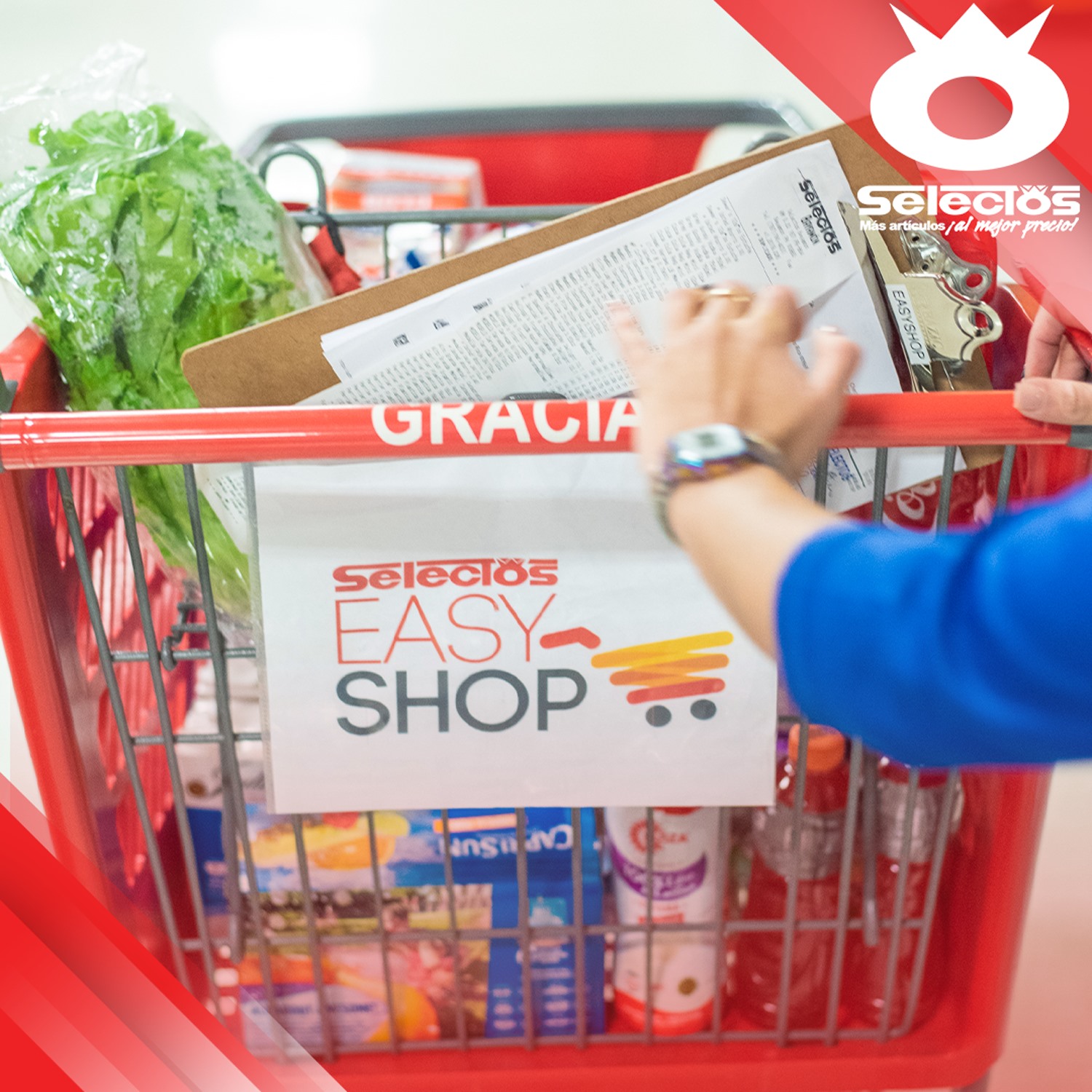 El utilizar Selectos Easy Shop es... - Supermercados Selectos