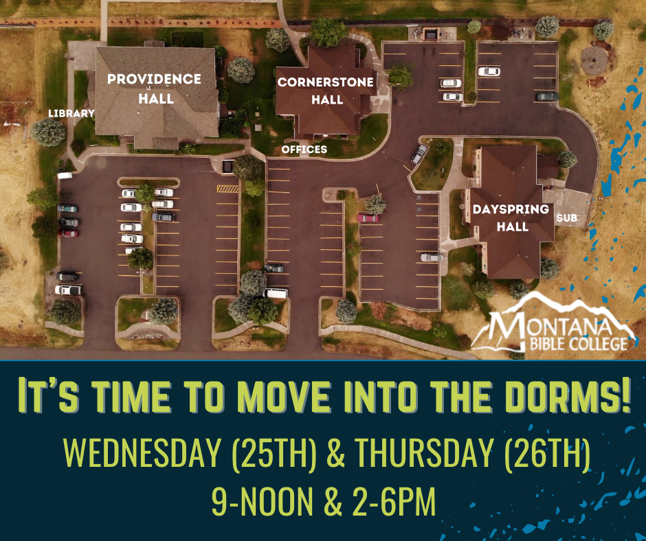 Montana - It's time to move into the dorms! We are excited to welcome our  student body for the fall 2021 semester. We are ready! See you all soon!  📸: Kevin Chittenden #