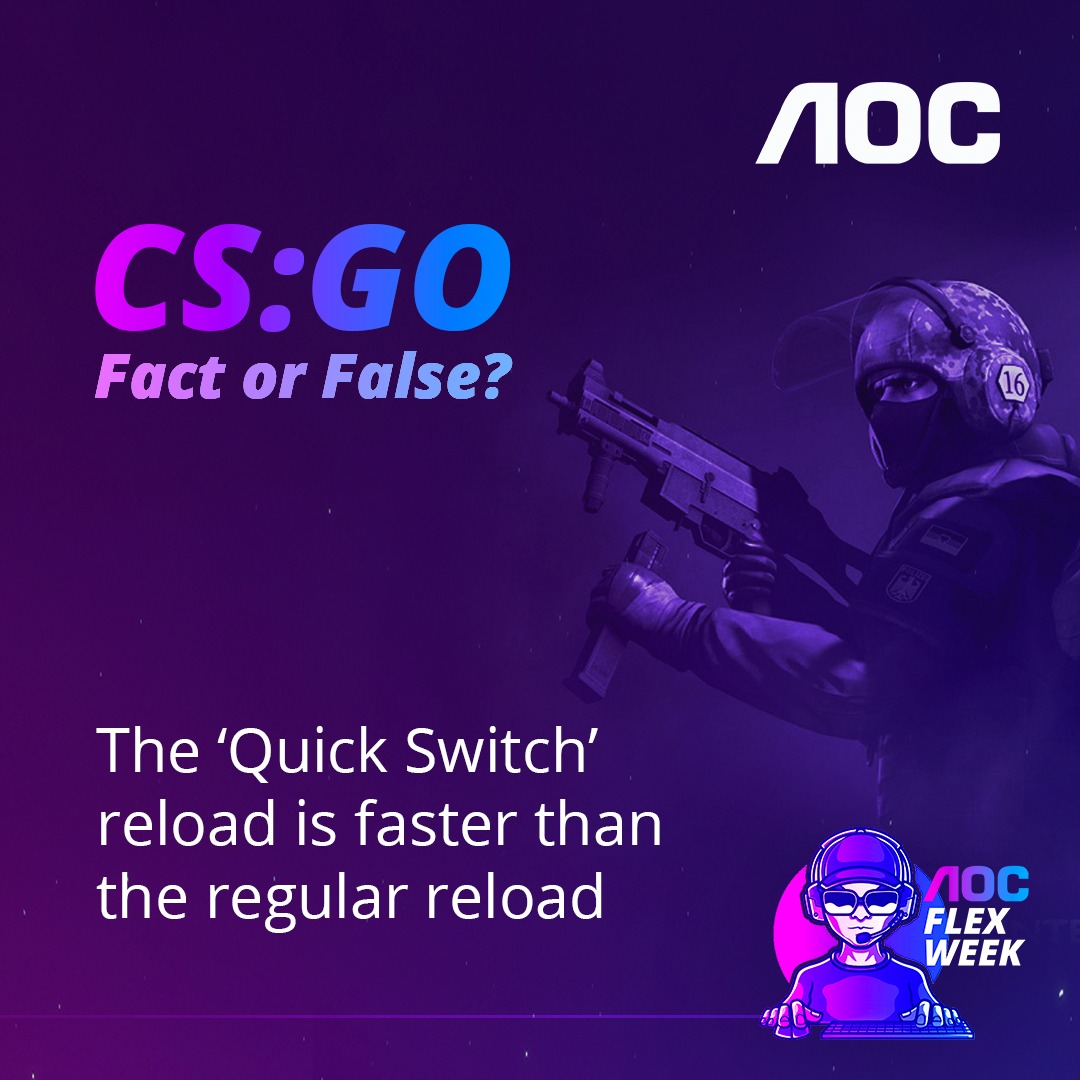 AOC - Test your reflexes and your CS: GO knowledge. Fact... | Facebook