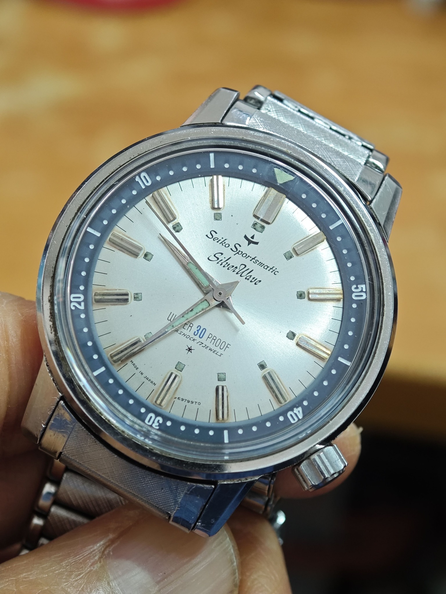 JA-3285| セイコー ロードマチック シルバーウェーブ 23石 5216-8030 