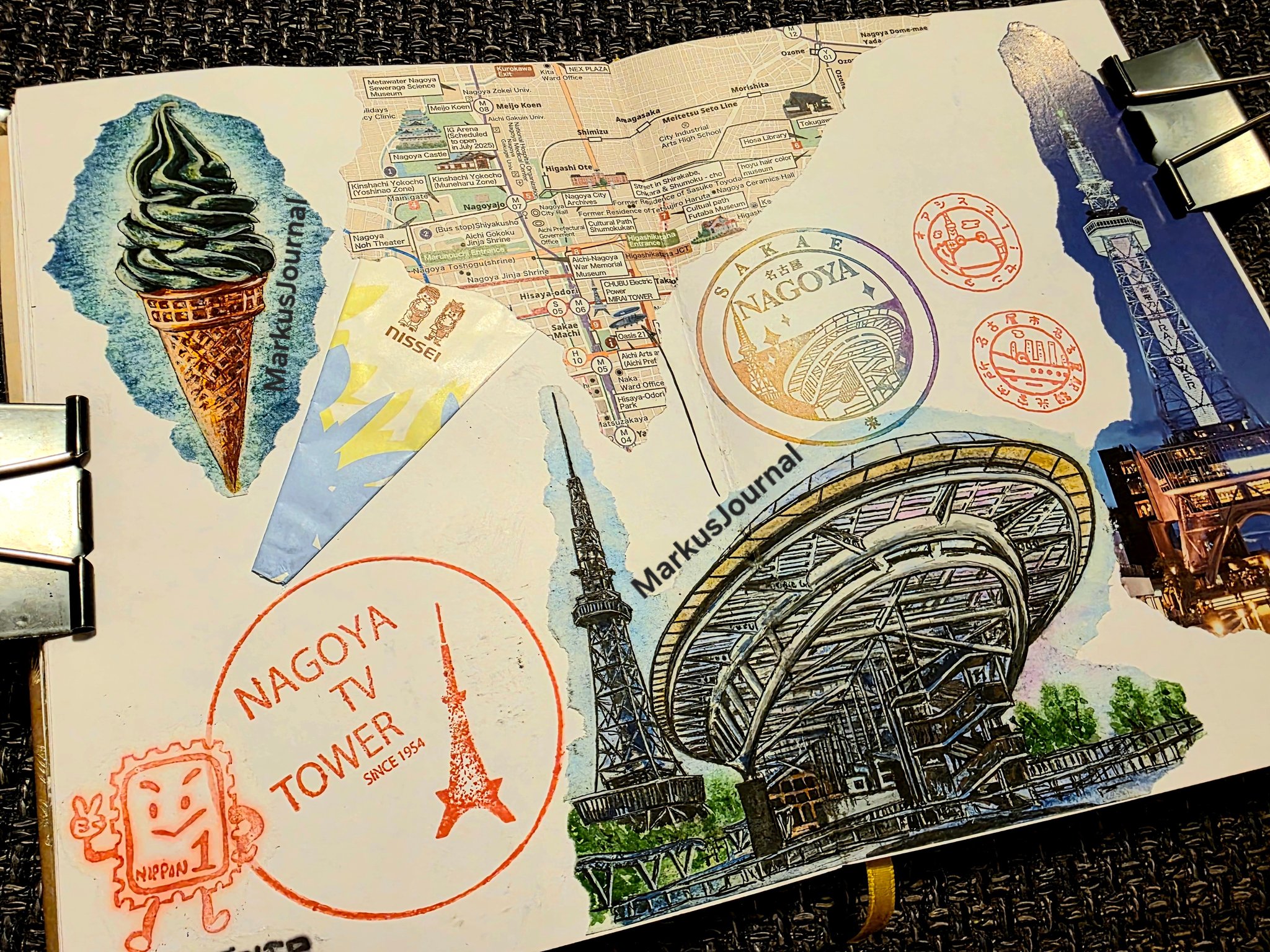 Nagoya's Oasis 21 stamp collection experience