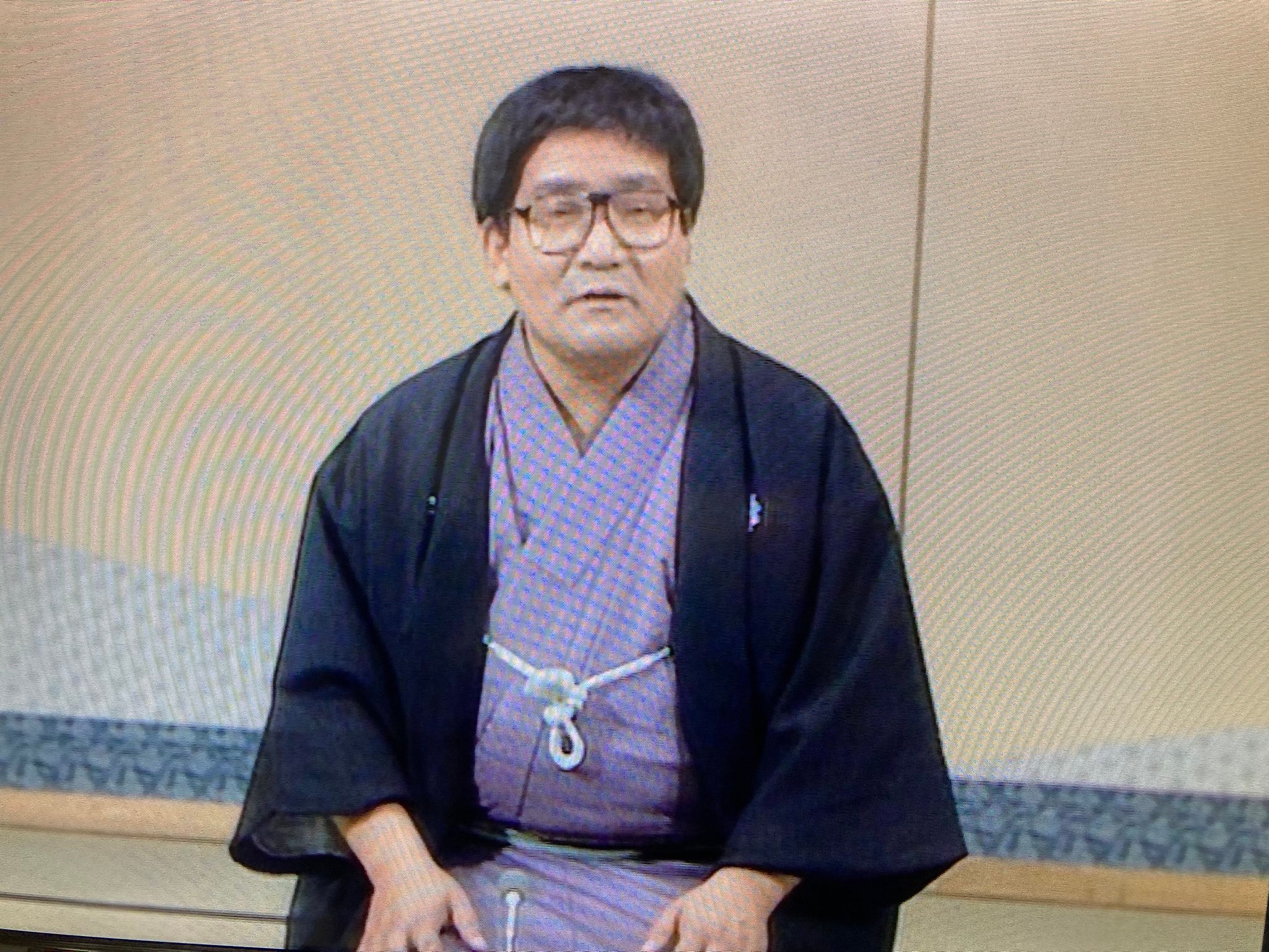 BSよしもとで、円鏡さんの橘家圓蔵襲名披露の懐かしい番組、花王名人