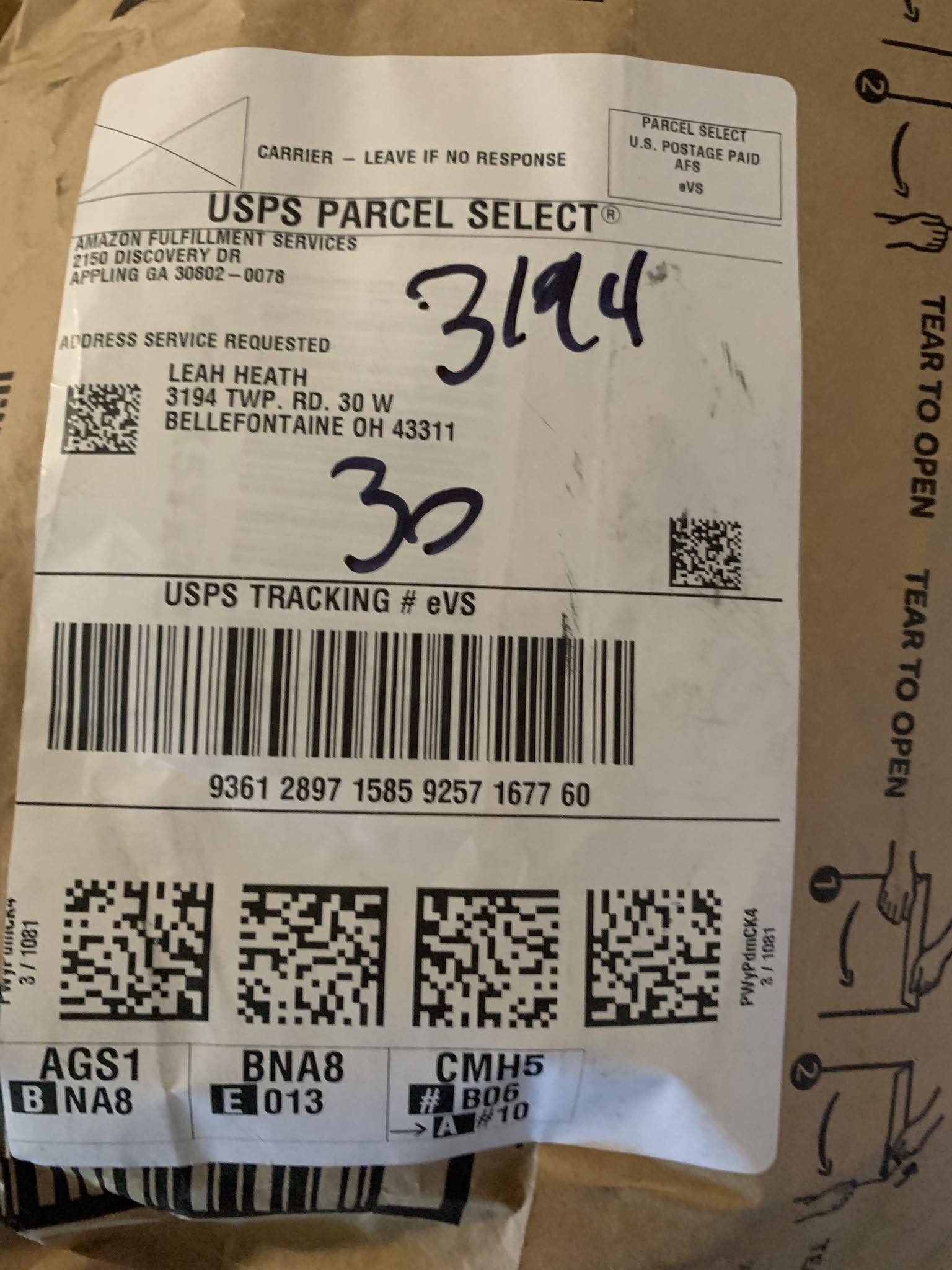 How to return a misdelivered package? | Bellefontaine, OH