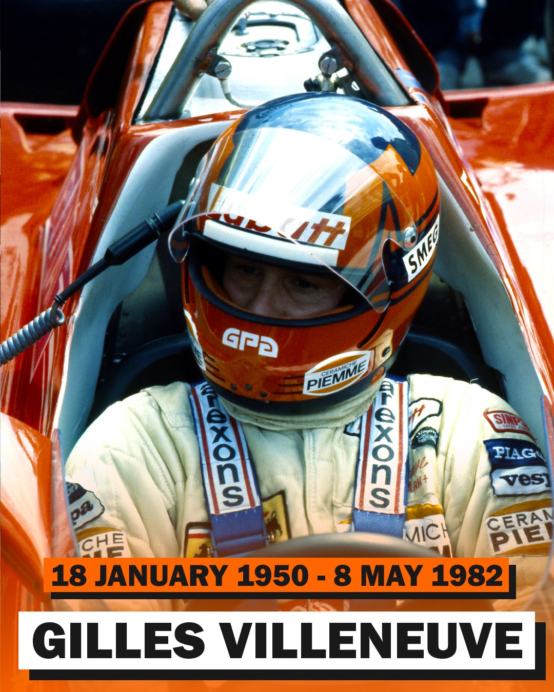 WTF1 - Remembering F1 and Ferrari legend Gilles Villeneuve... | Facebook