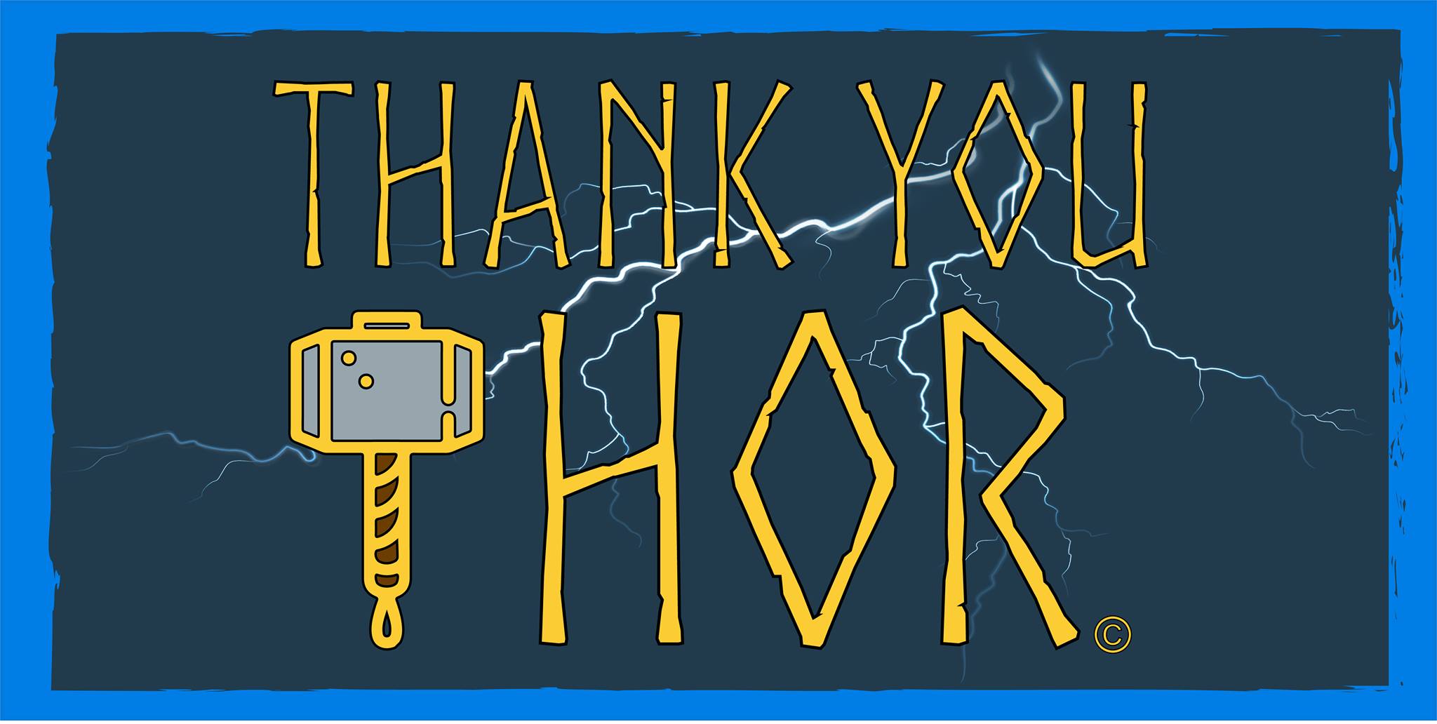 Thank you Thor