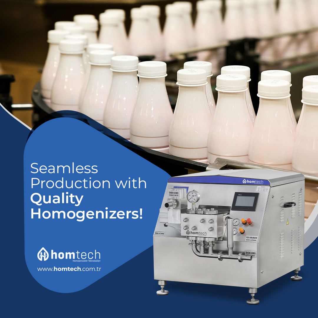 Homtech - Our homogenizers, designed to ensure stability...