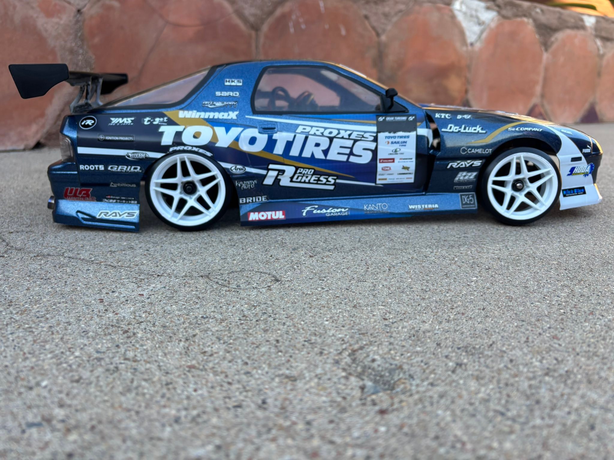 Yokomo Samurai fc model car with Toyo tires livery
