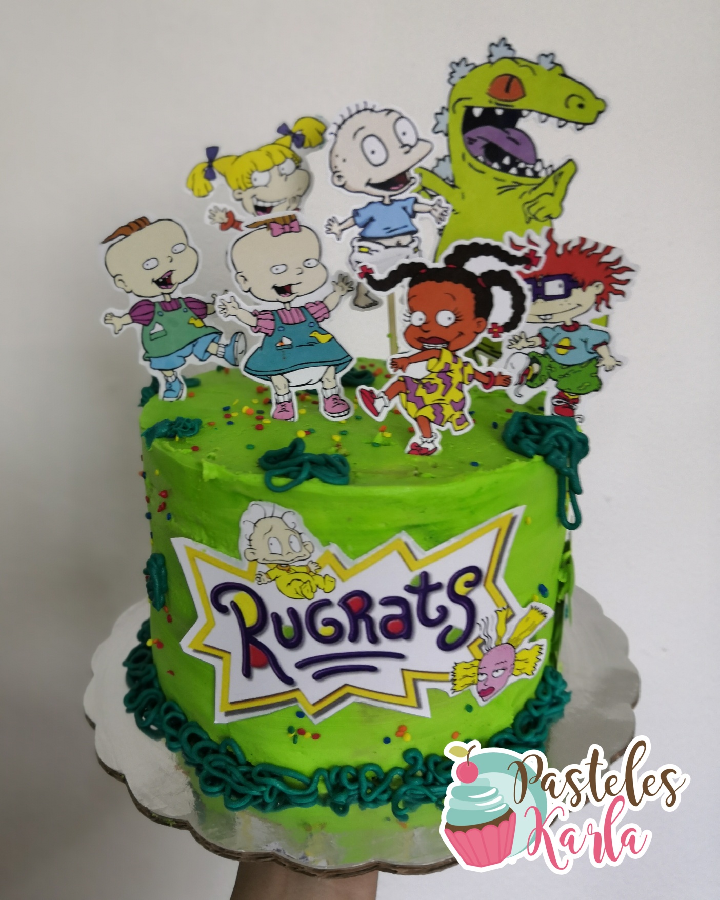 Pasteles Karla - Pastel + quequitos de #Rugrats 😍 No lo...