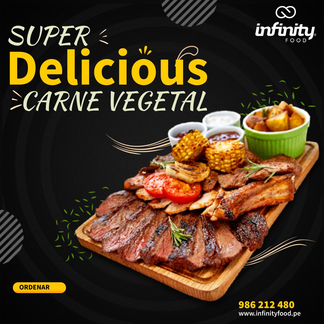 Infinity Food - La mejor Carne Vegetal la tenemos aquí en...