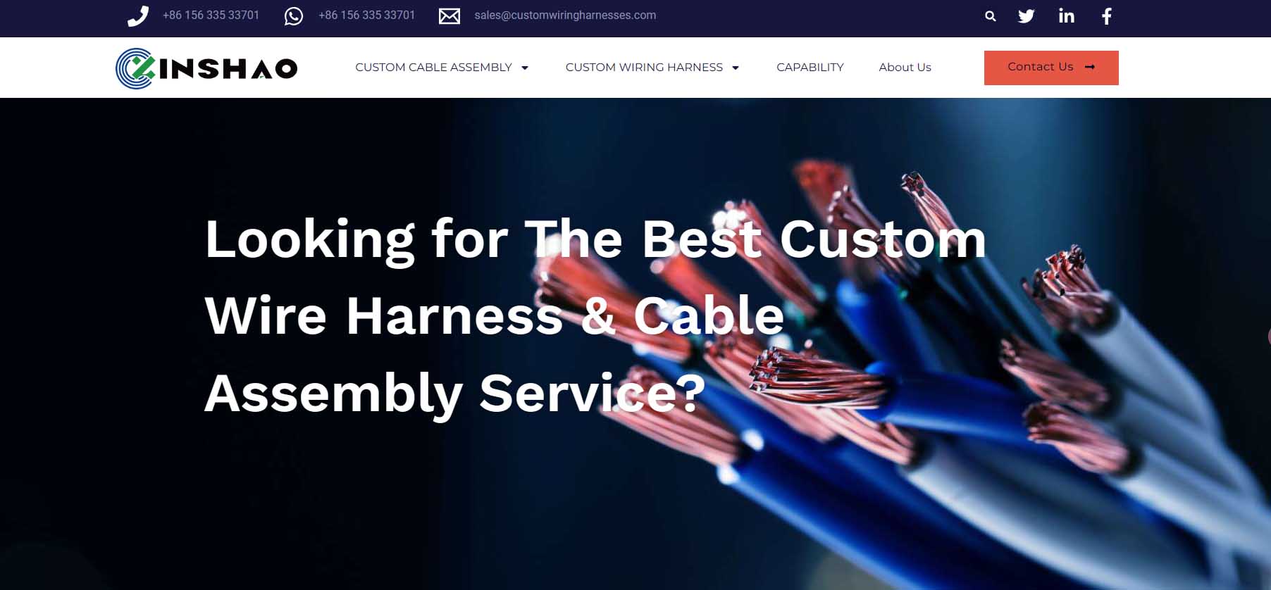 Custom wiring harness manufacturer