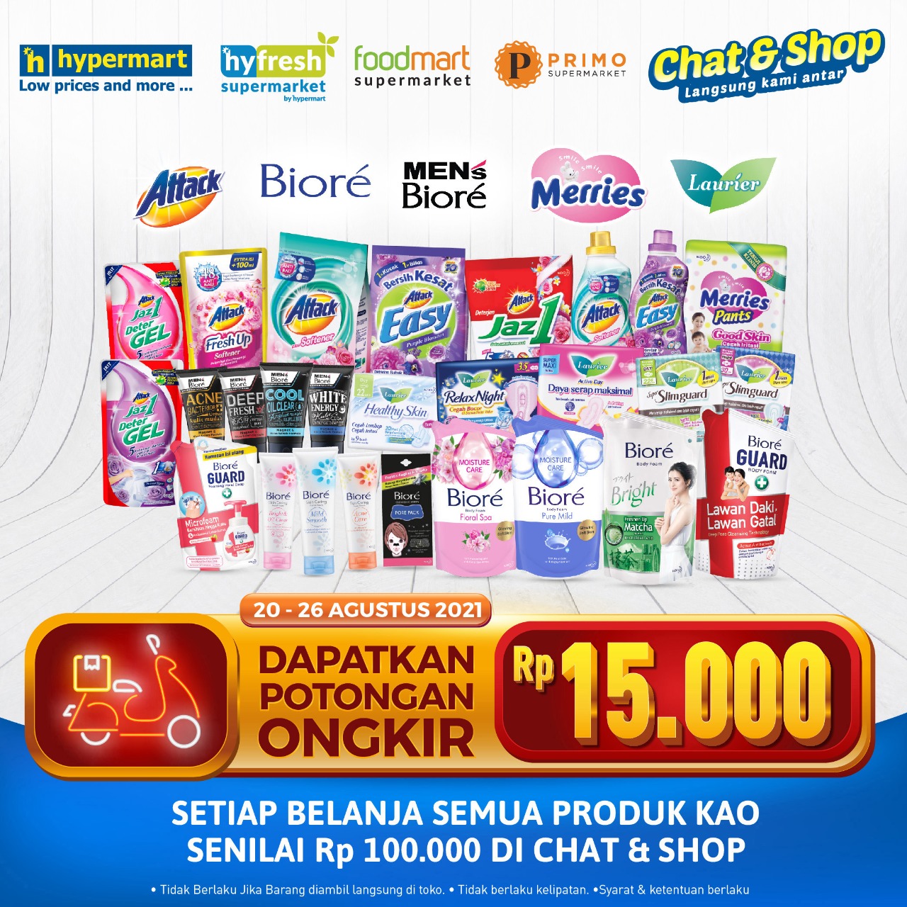 Hypermart - Promo Mingguan Chat & Shop datang lagi nih,...