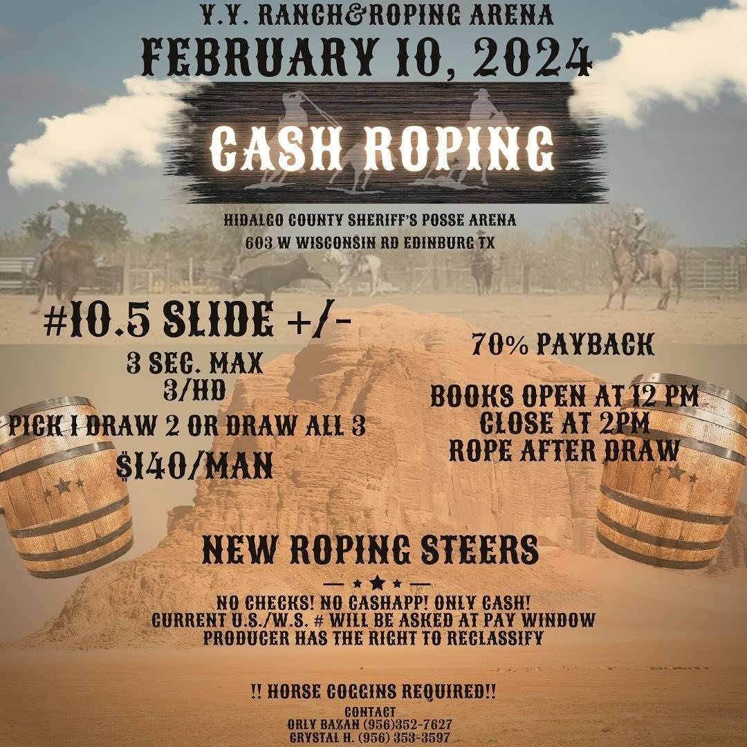 Y.Y. Ranch & Roping Arena | Roma-Los Saenz TX