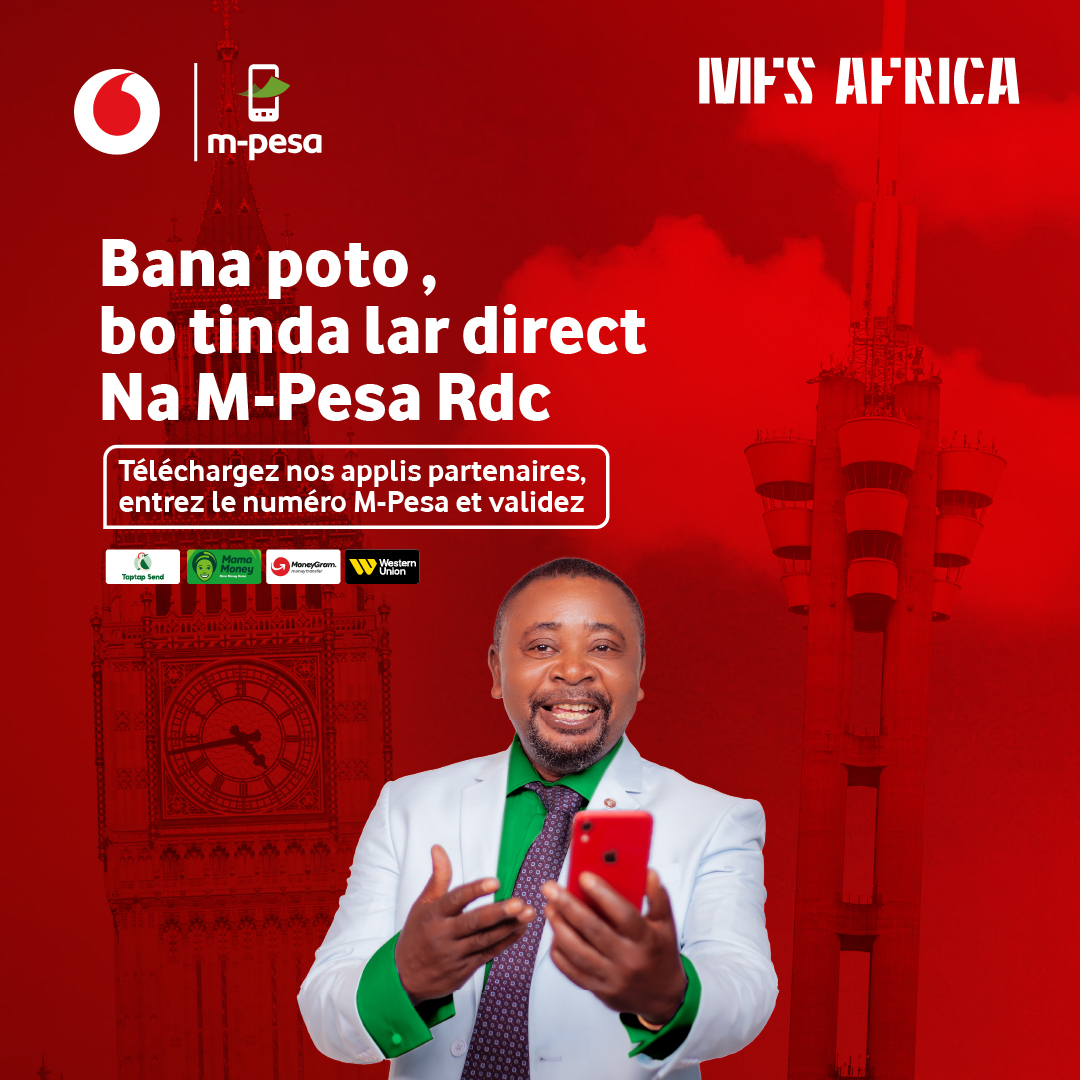 Vodacom RDC - Avec mpesa Mikili, le transfert d'argent... | Facebook