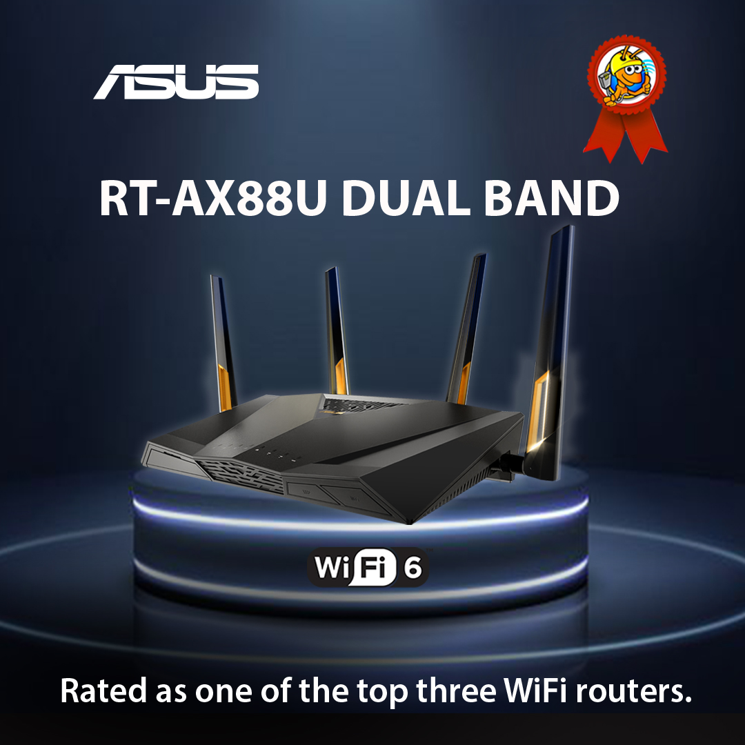 ASUS - We are proud to announce that the ASUS RT-AX88U was rated third ...