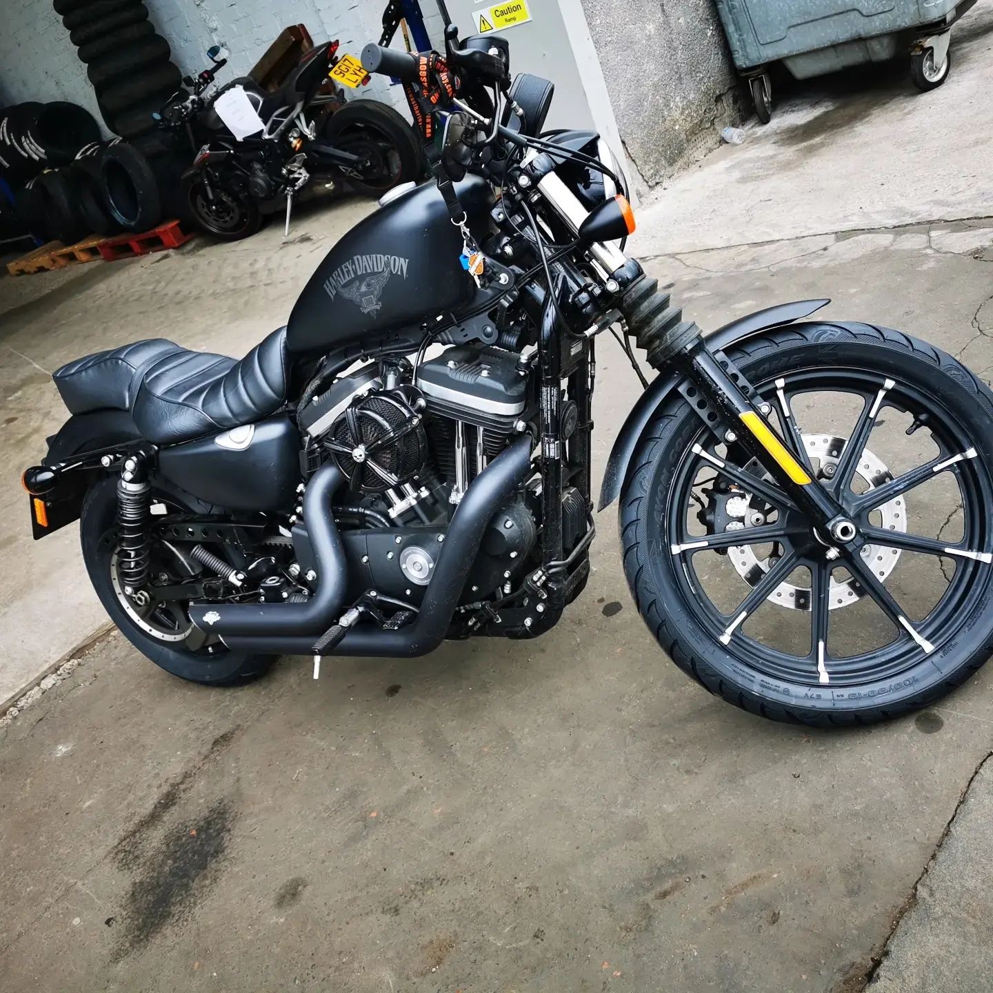 Avon Cobra Chrome tires for 2017 Harley-Davidson FXSB