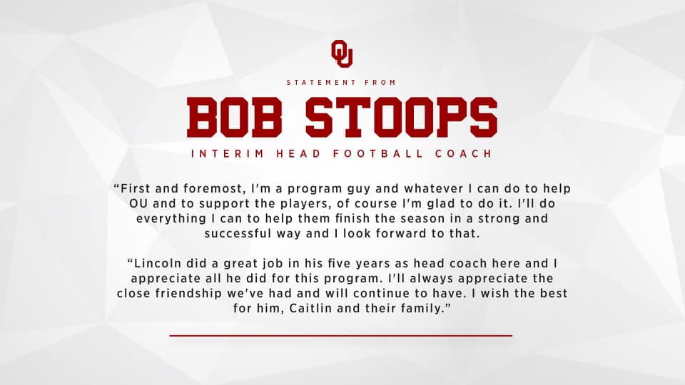 Zach - Bob Stoops | Facebook