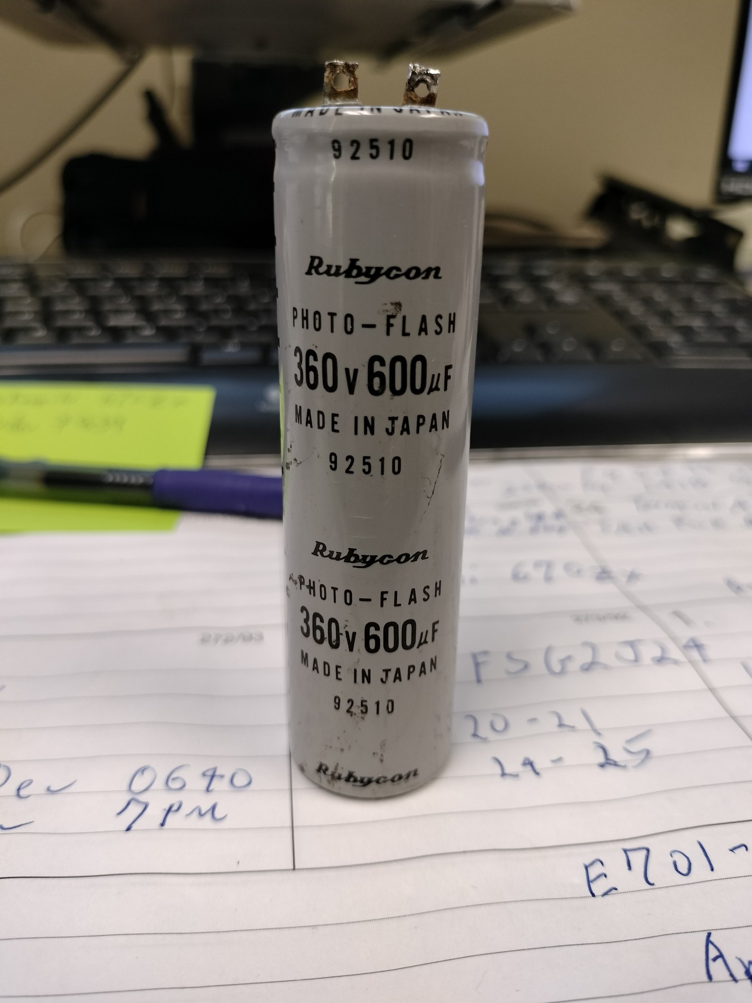 Can I use 560uf or 680uf capacitor in 1986 Sharp Linytron's power