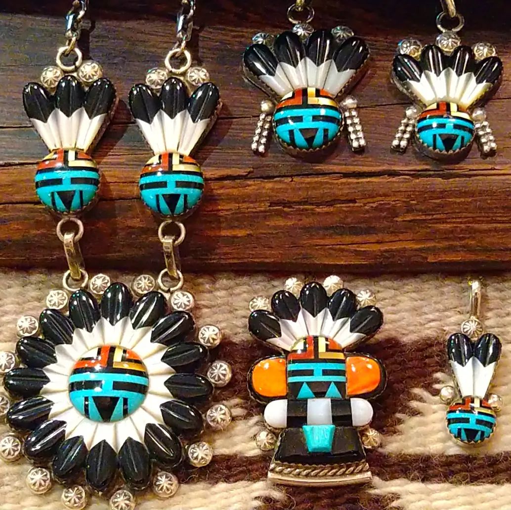 BLUE - Vintage Zuni Jewelry Andrew Dewa さん www.blue-corn.jp 