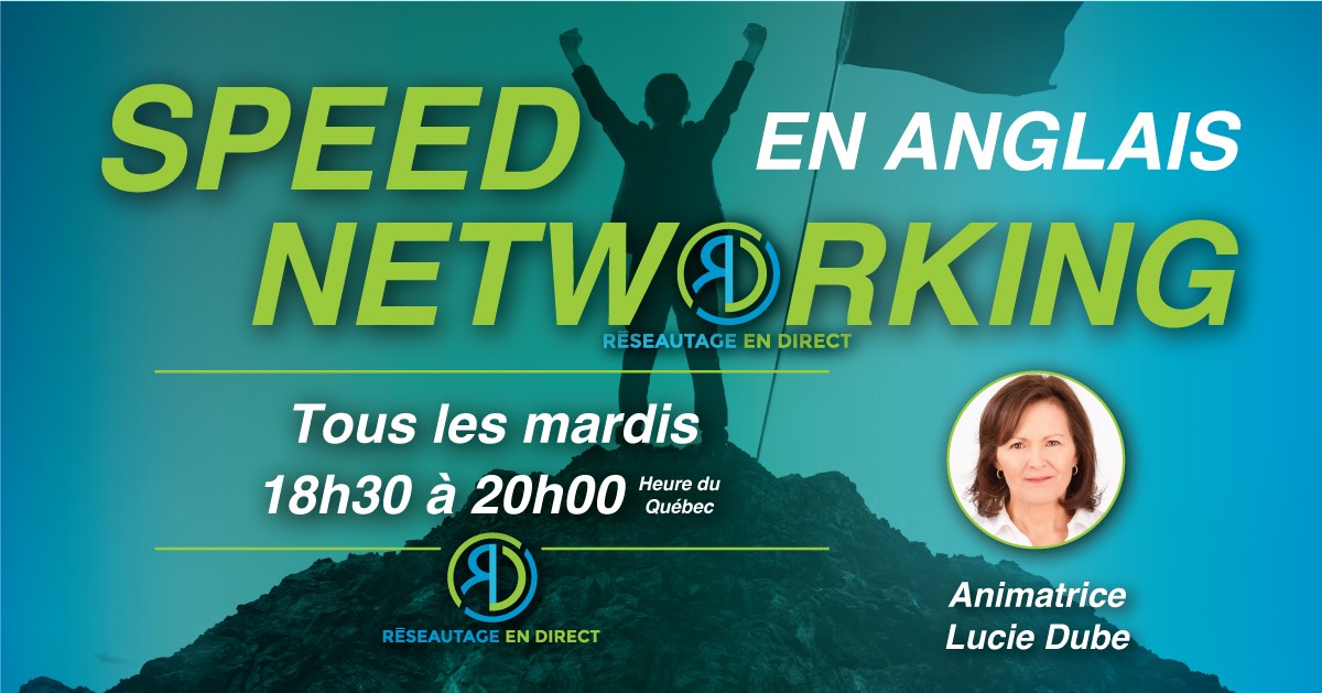 💥 RÉSEAUTAGE EN ANGLAIS 💥 💥 SPEED... - Réseautage en Direct