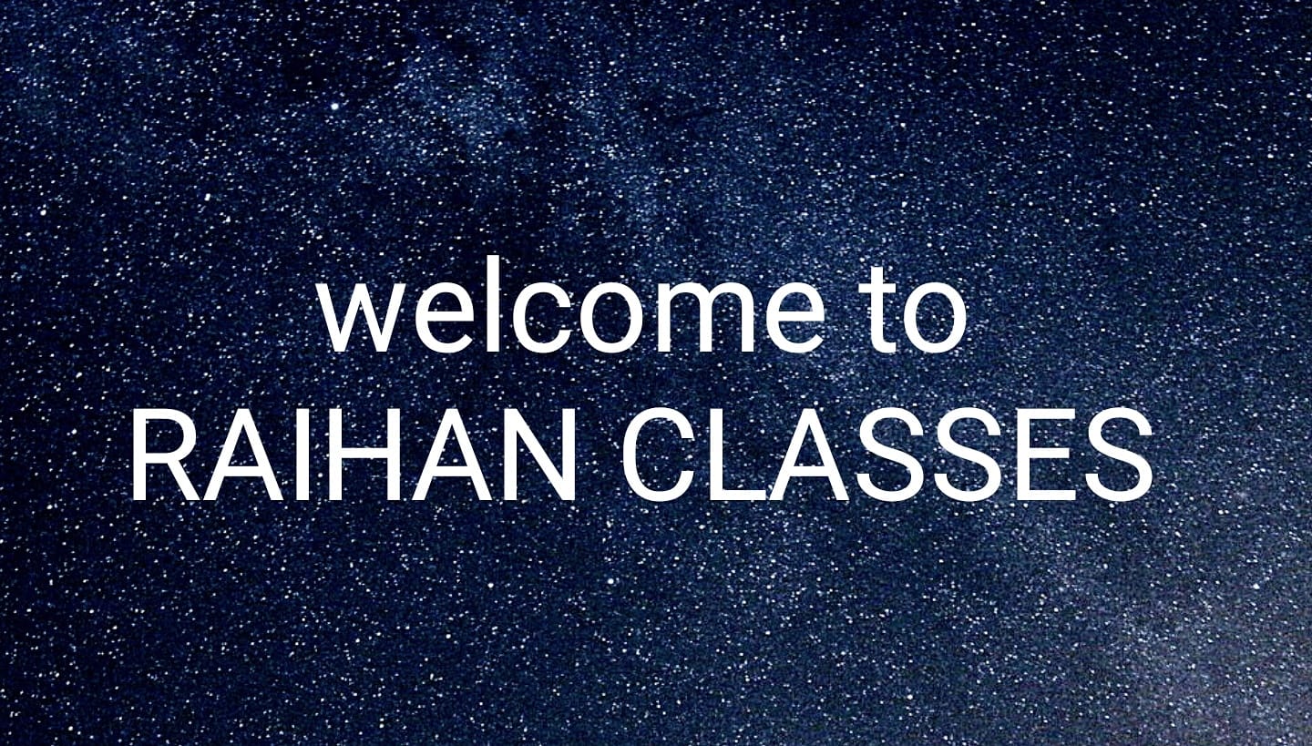 Raihan Classes