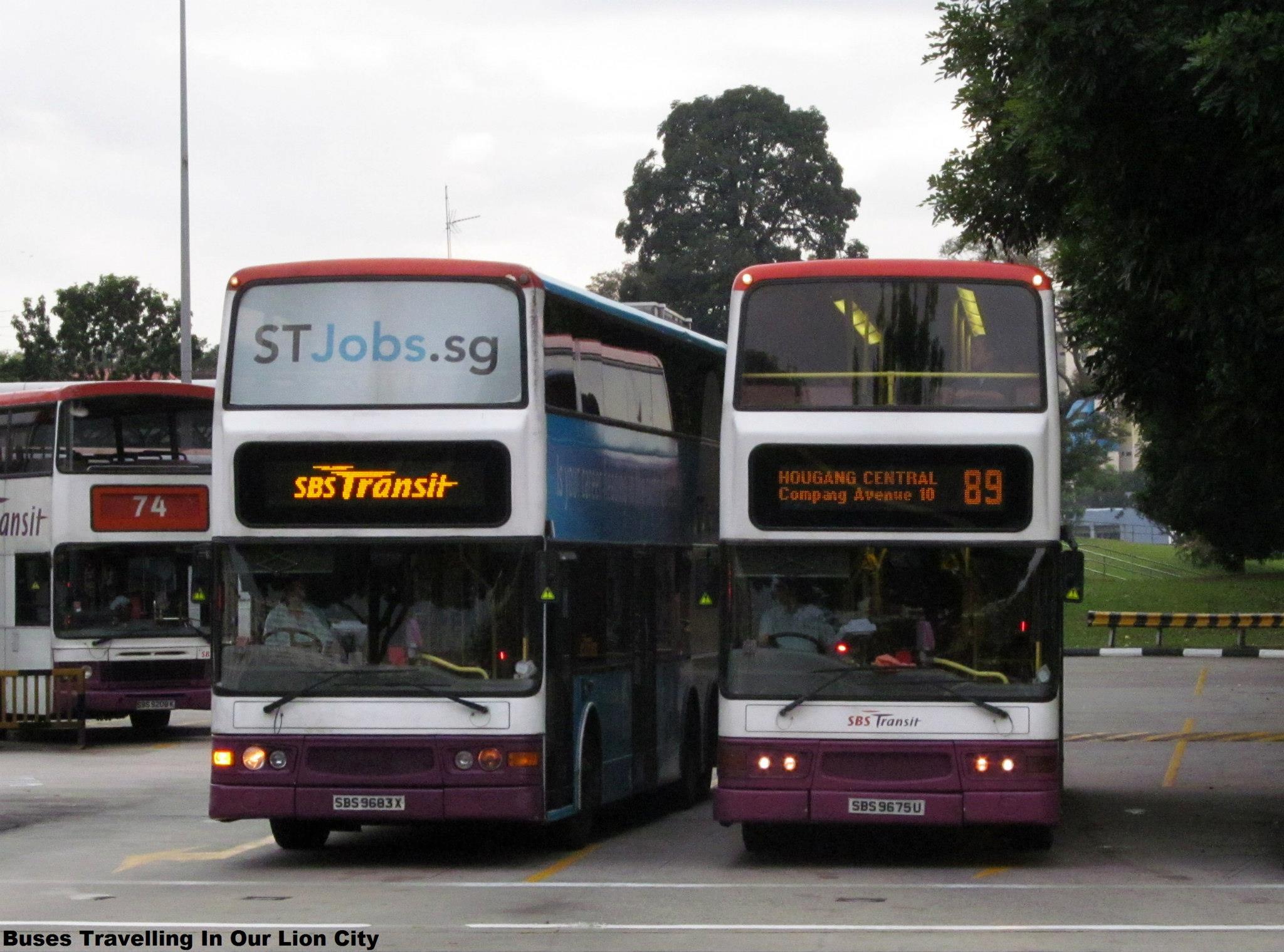 Buses - Dennis Trident 3 - SBS9683X displaying SBS Transit while