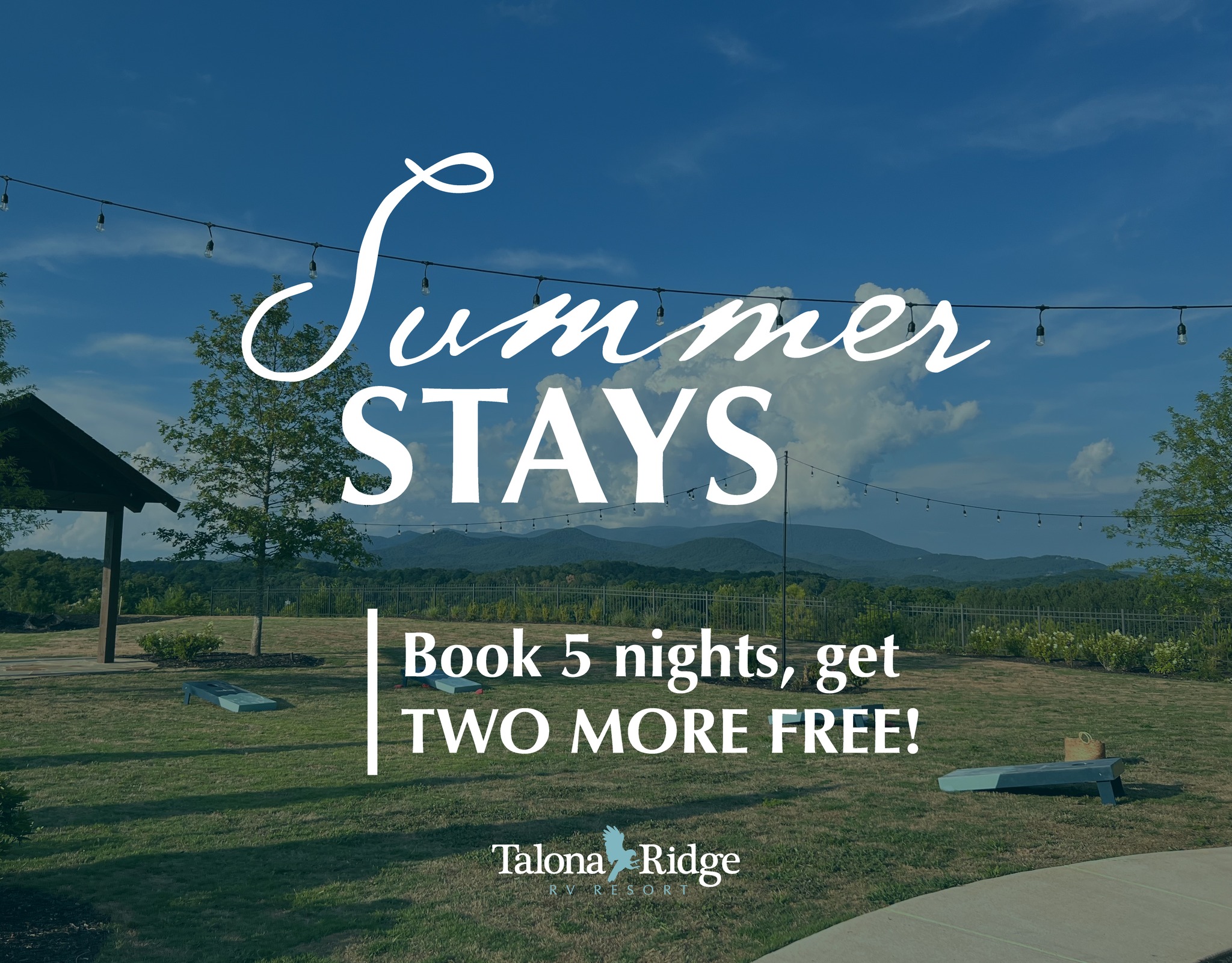You don't want forget about this... - Talona Ridge RV Resort