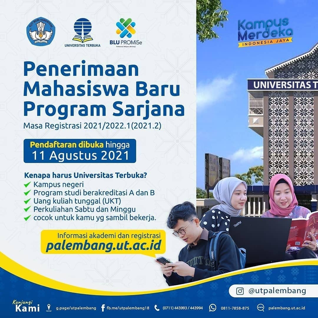 Penerimaan Mahasiswa Baru... - Universitas Terbuka Palembang