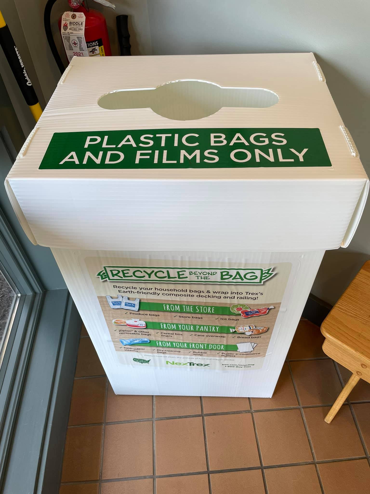 Batavia plastic recycling challenge for park bench