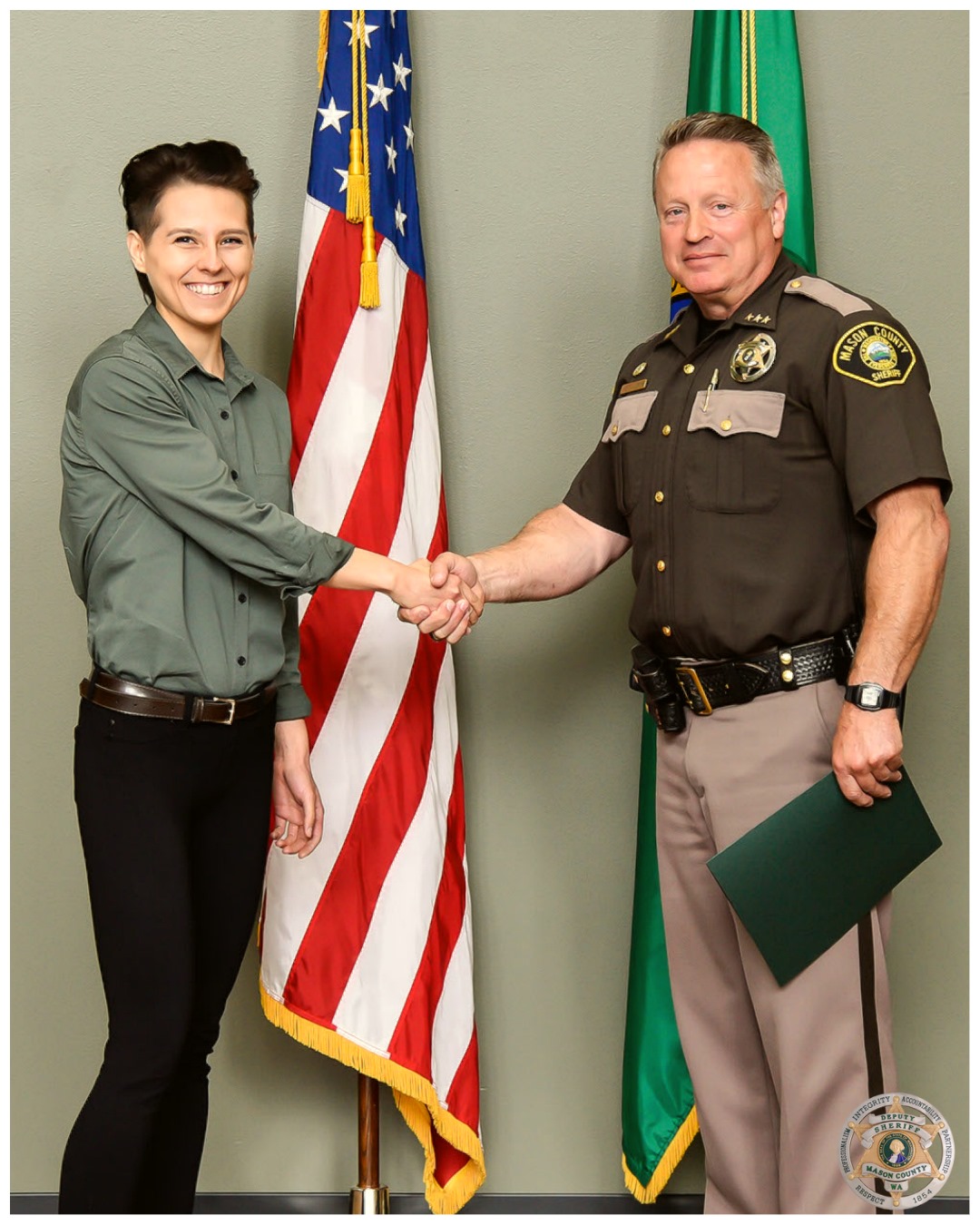Mason - Monday morning Sheriff Salisbury swore in Quin Garant as one of ...