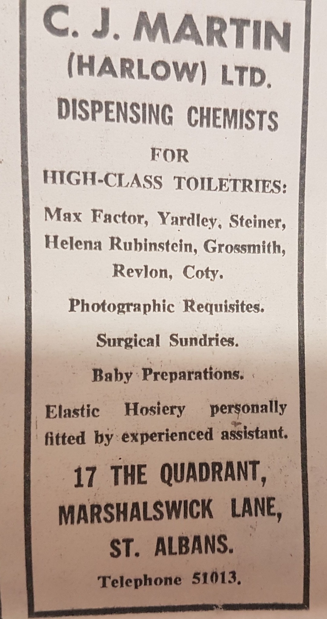 Here are some adverts for the first... - Marshalswick Library