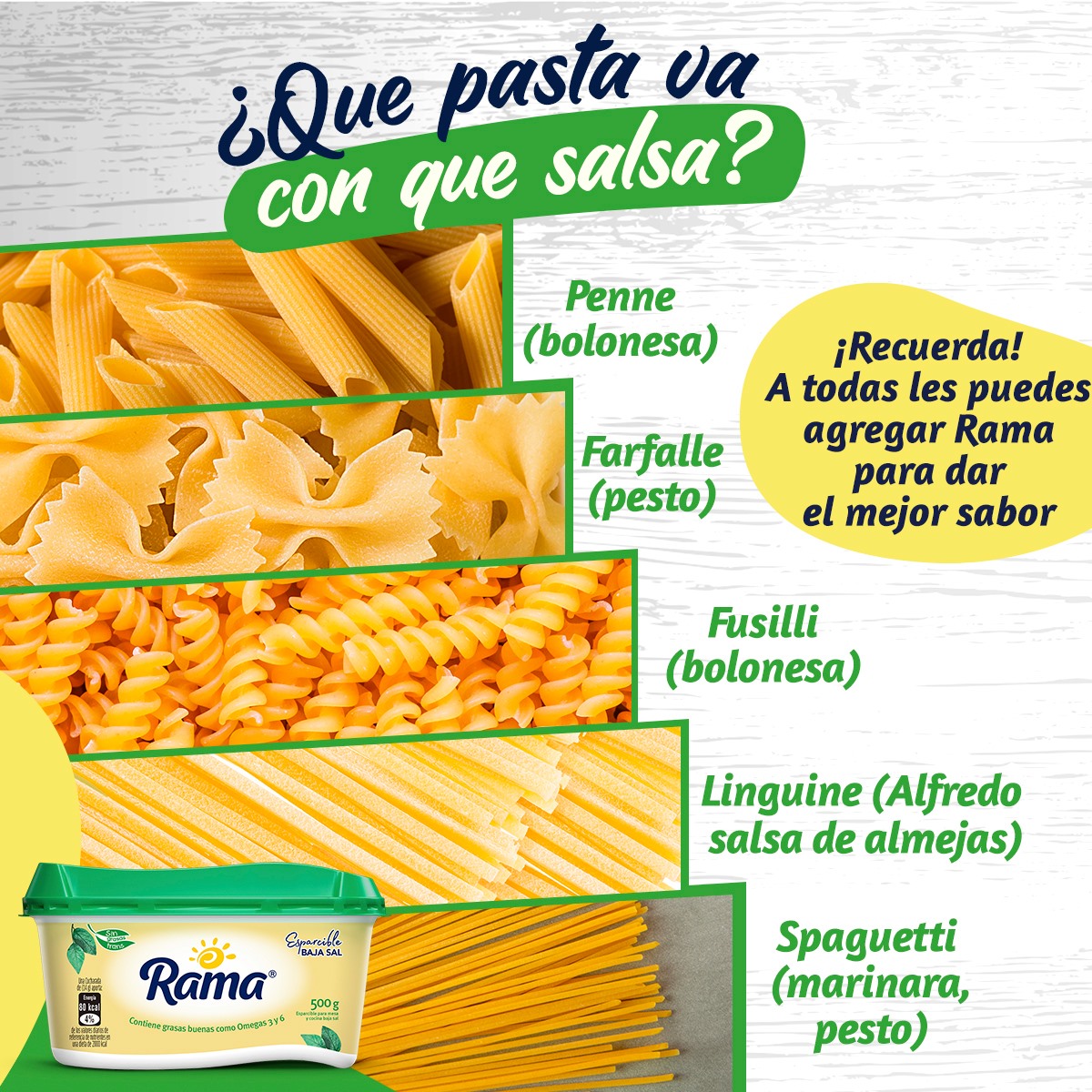 Rama - La pasta es sumamente deliciosa y cada una va con... | Facebook