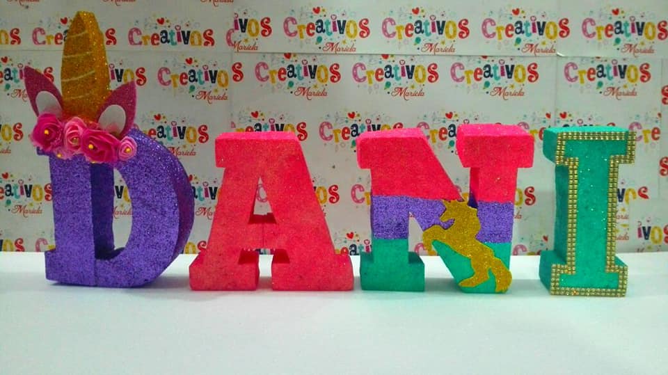 Letras para mesa y letrero para dar... - Creativo's mariela