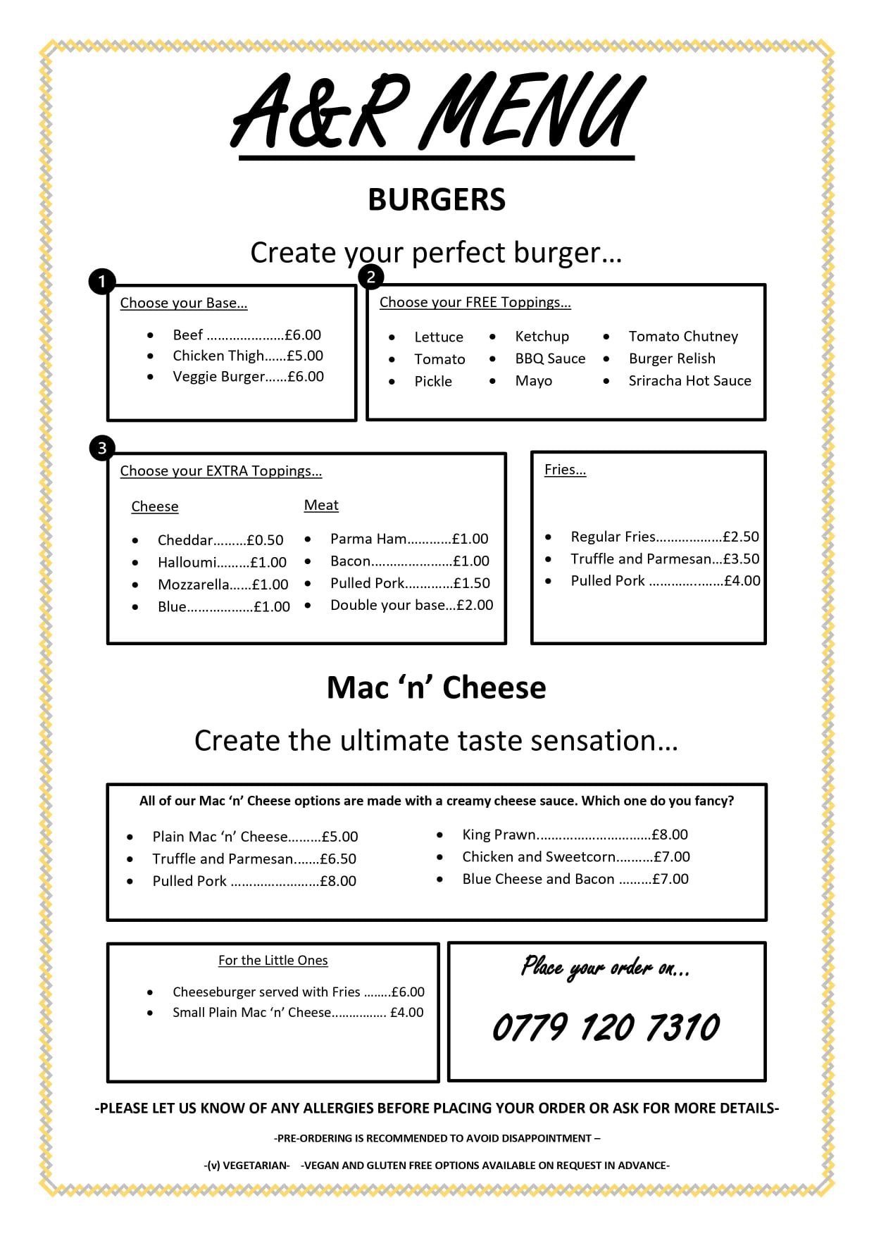 A&R MENU - ⭐⭐⭐Our NEW MENU is here to stay!⭐⭐⭐ We've made...
