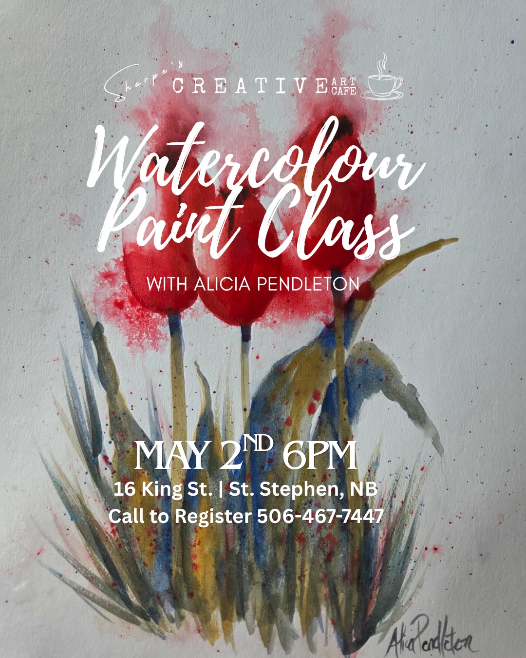 Watercolour Paint Class with Alicia Pendleton