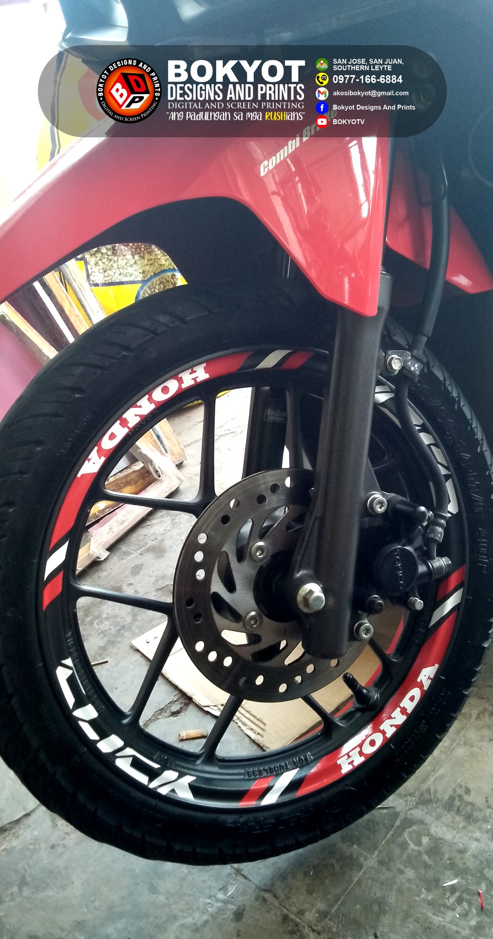 HONDA CLICK 125i RIM/MAGS... - Bokyot Designs And Prints