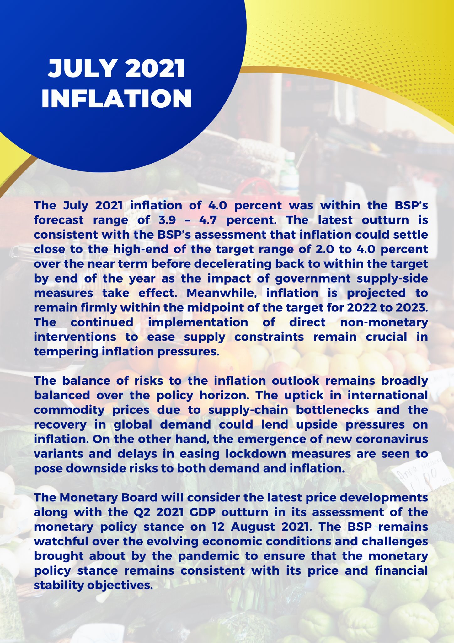 BSP Statement on the... - Bangko Sentral ng Pilipinas