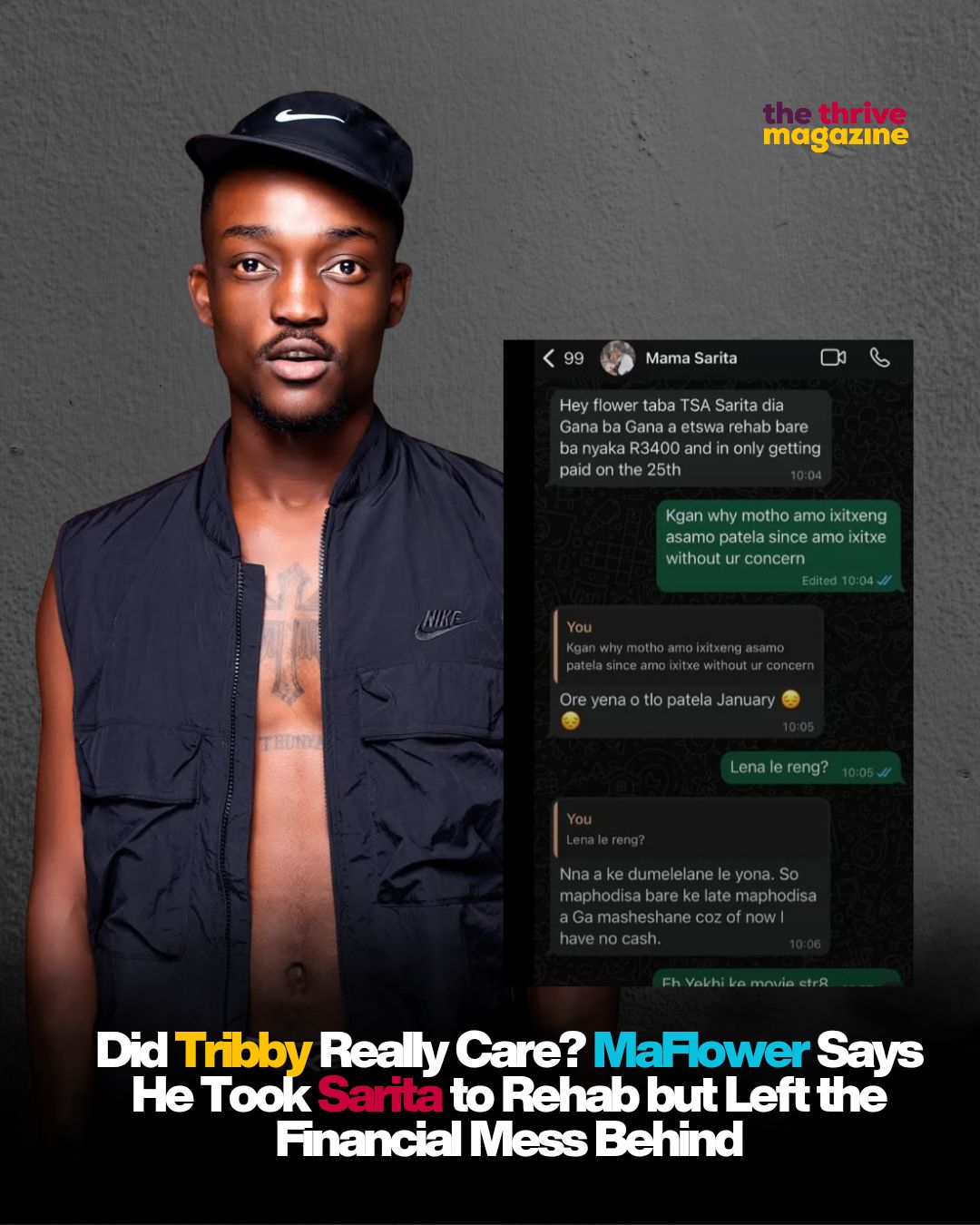 Mapitsi - #TheThriveMagazine Hot Topics: Tribby’s ‘Hero Move’ Backfires ...