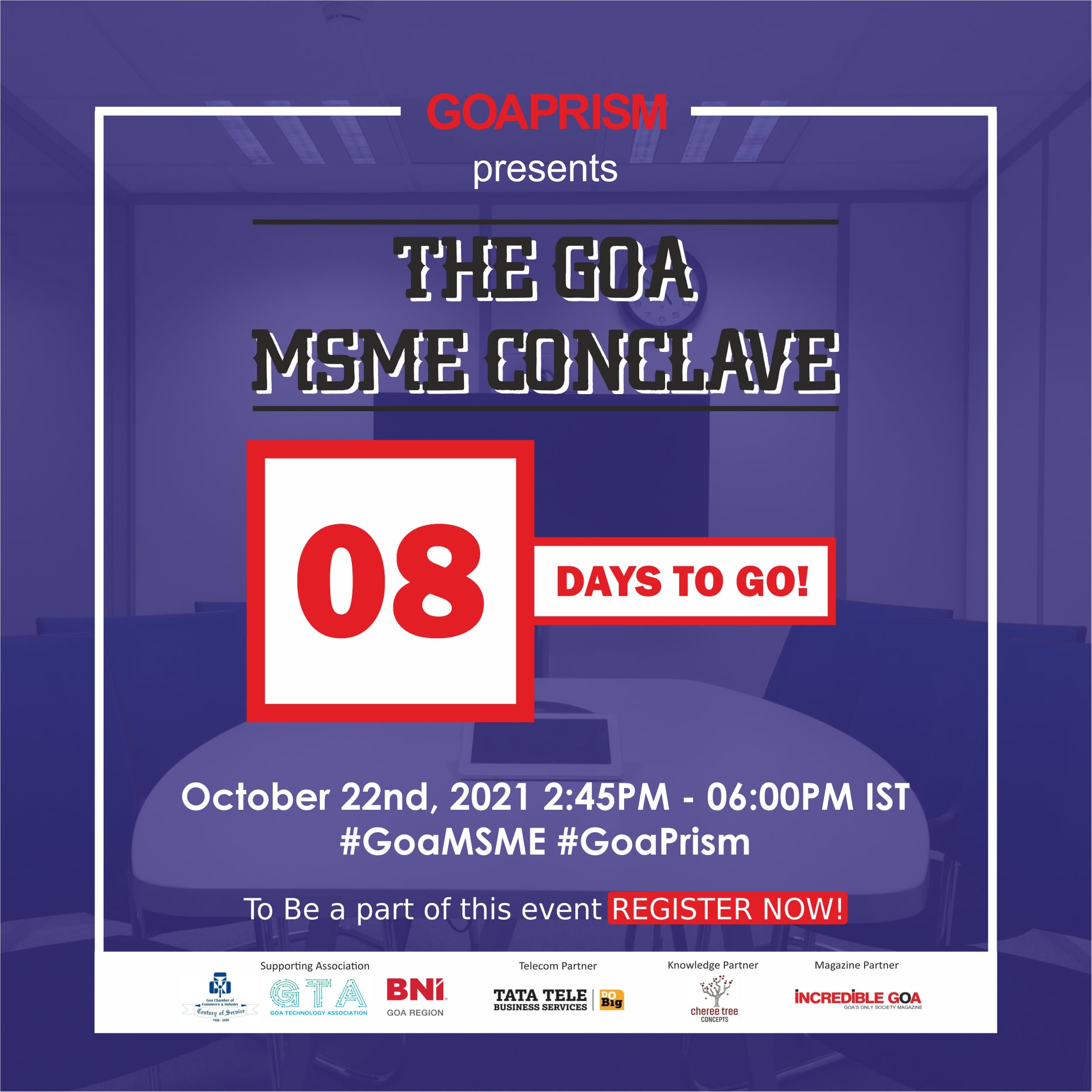 Goa Prism - 8 DAYS TO GO!!! #GOAMSME #GOAPRISM Block... | Facebook