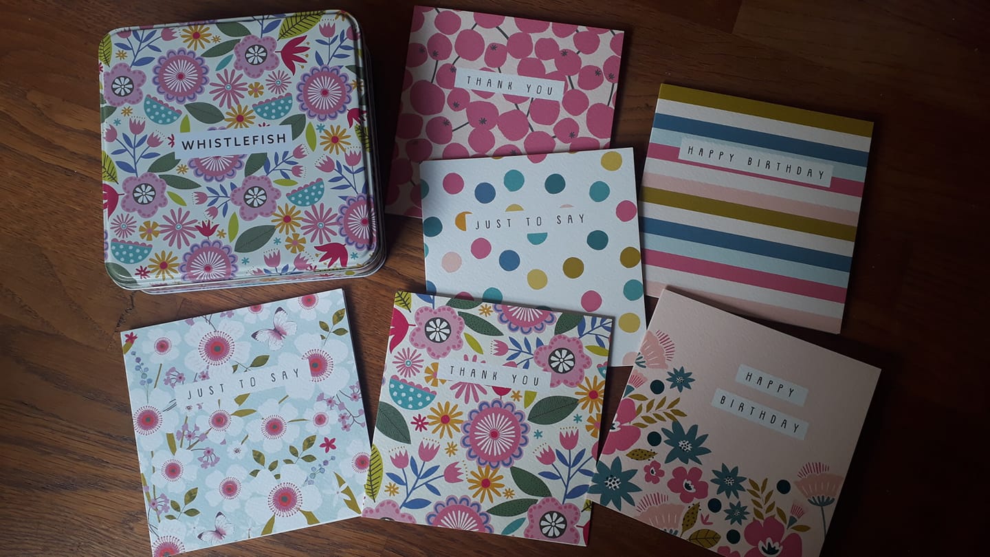 New notelet tins from Whistlefish... - Past and Present