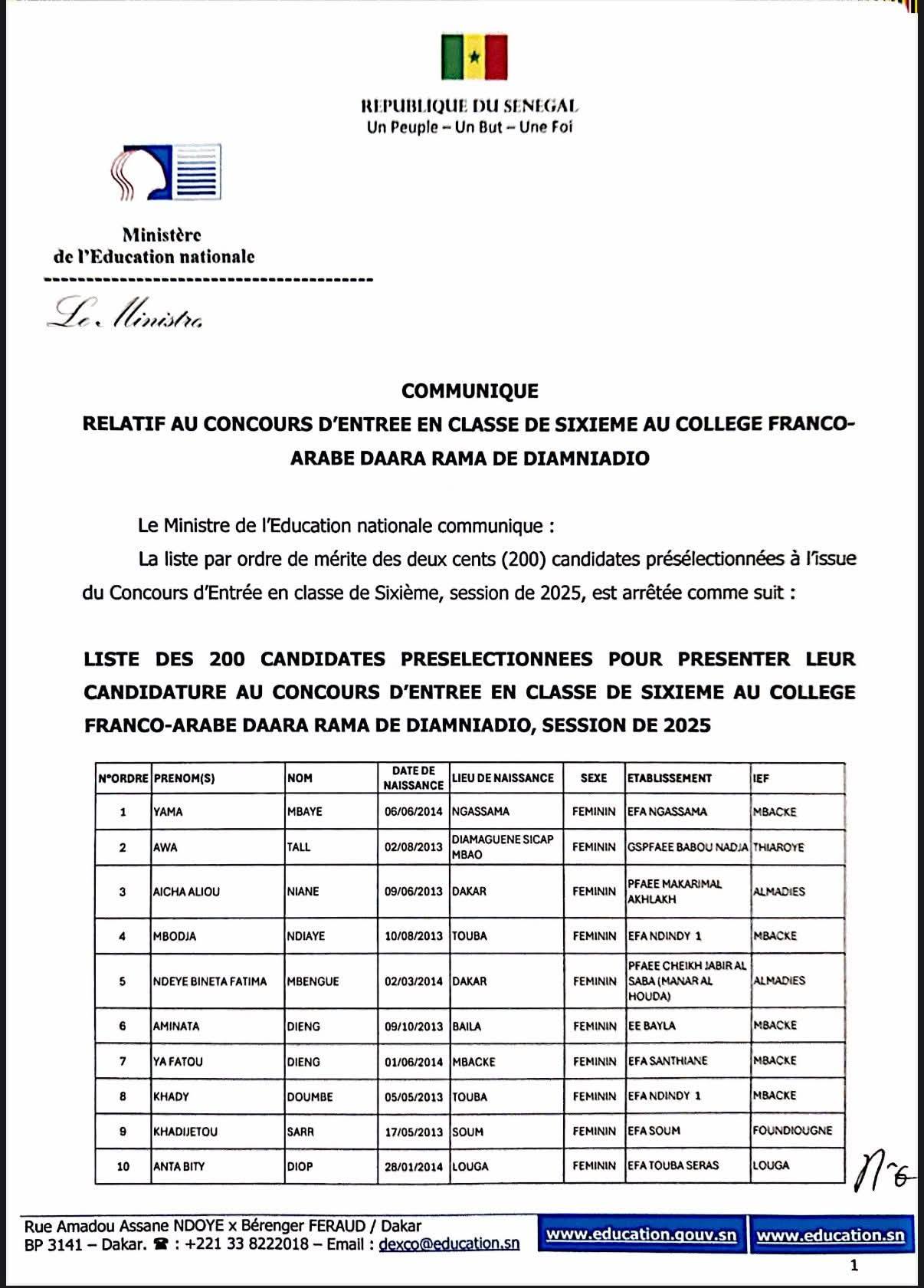 🇸🇳️M.E.N/Cellule Pédagogique SN/Éducation Nationale🇸🇳️ᴼᴿᴵᴳᴵᴻᴬᴸ ...