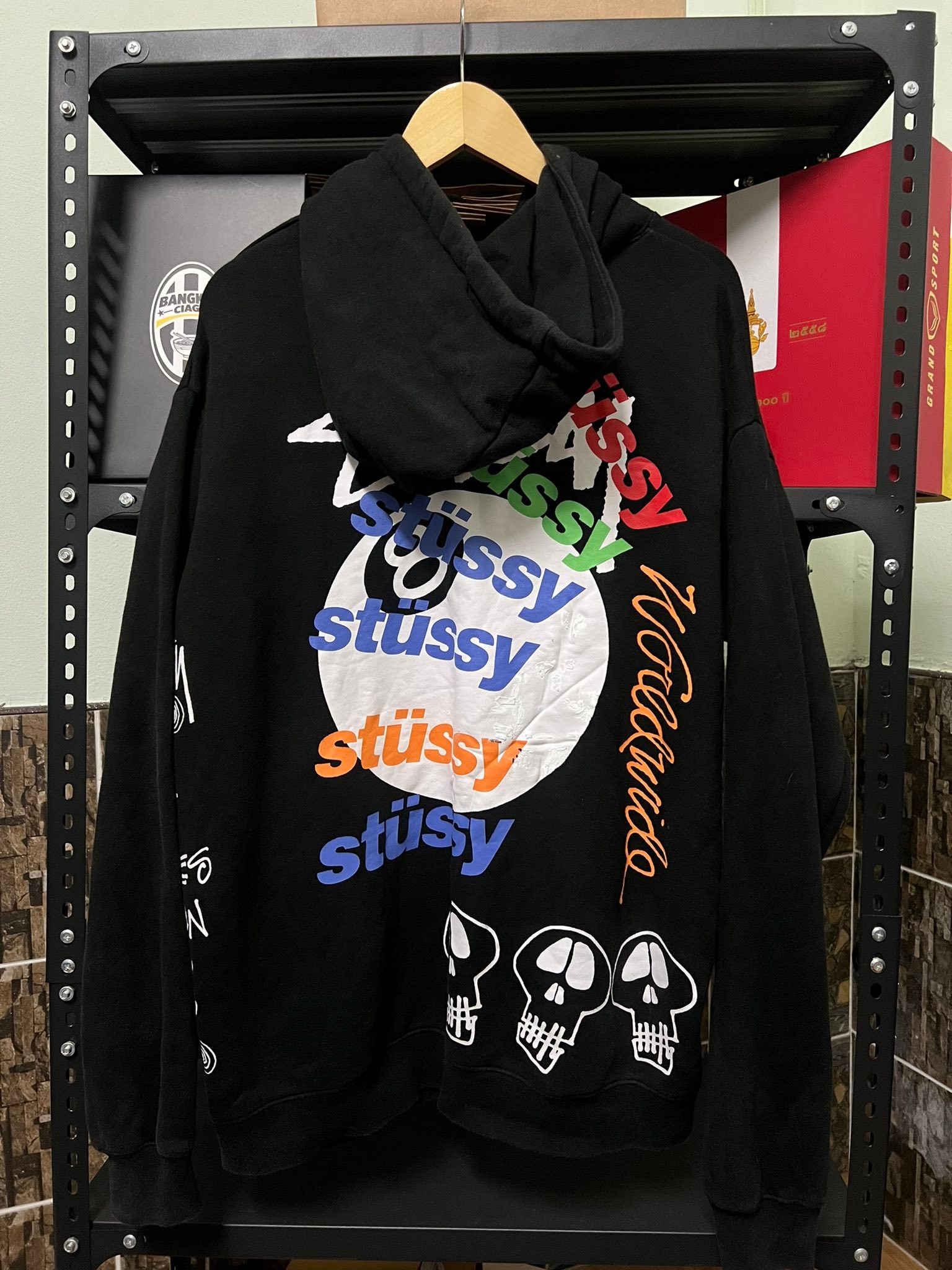 Stussy test strike fleece hoodie 🇦🇺