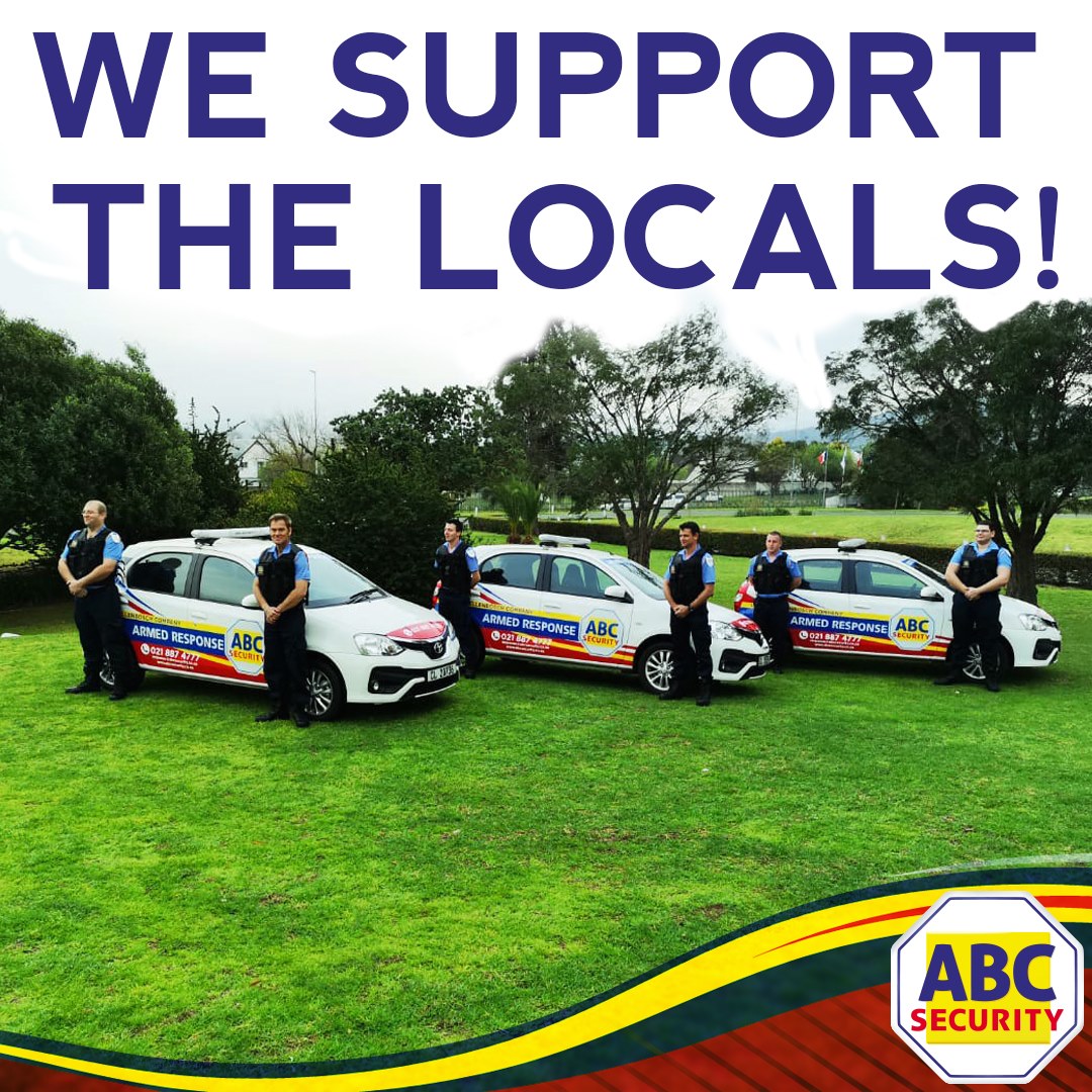 ABC Security - We are proud to say we support the locals!...