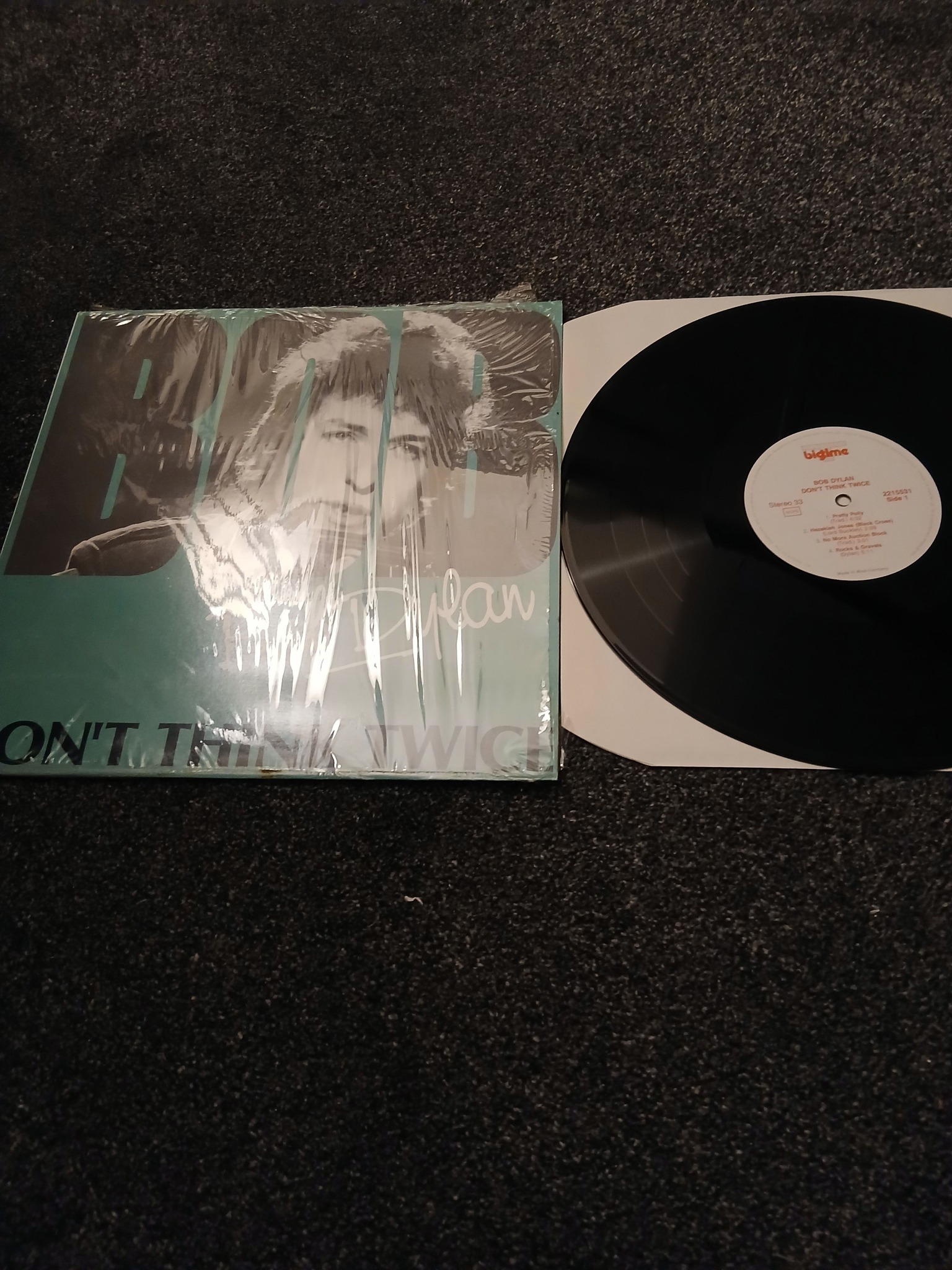 Bob dylan Dont think twice German pressing Issued in 1988