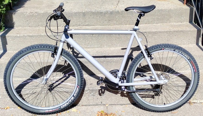 Riding a restored 1988 Cannondale SM1000 mountain bike