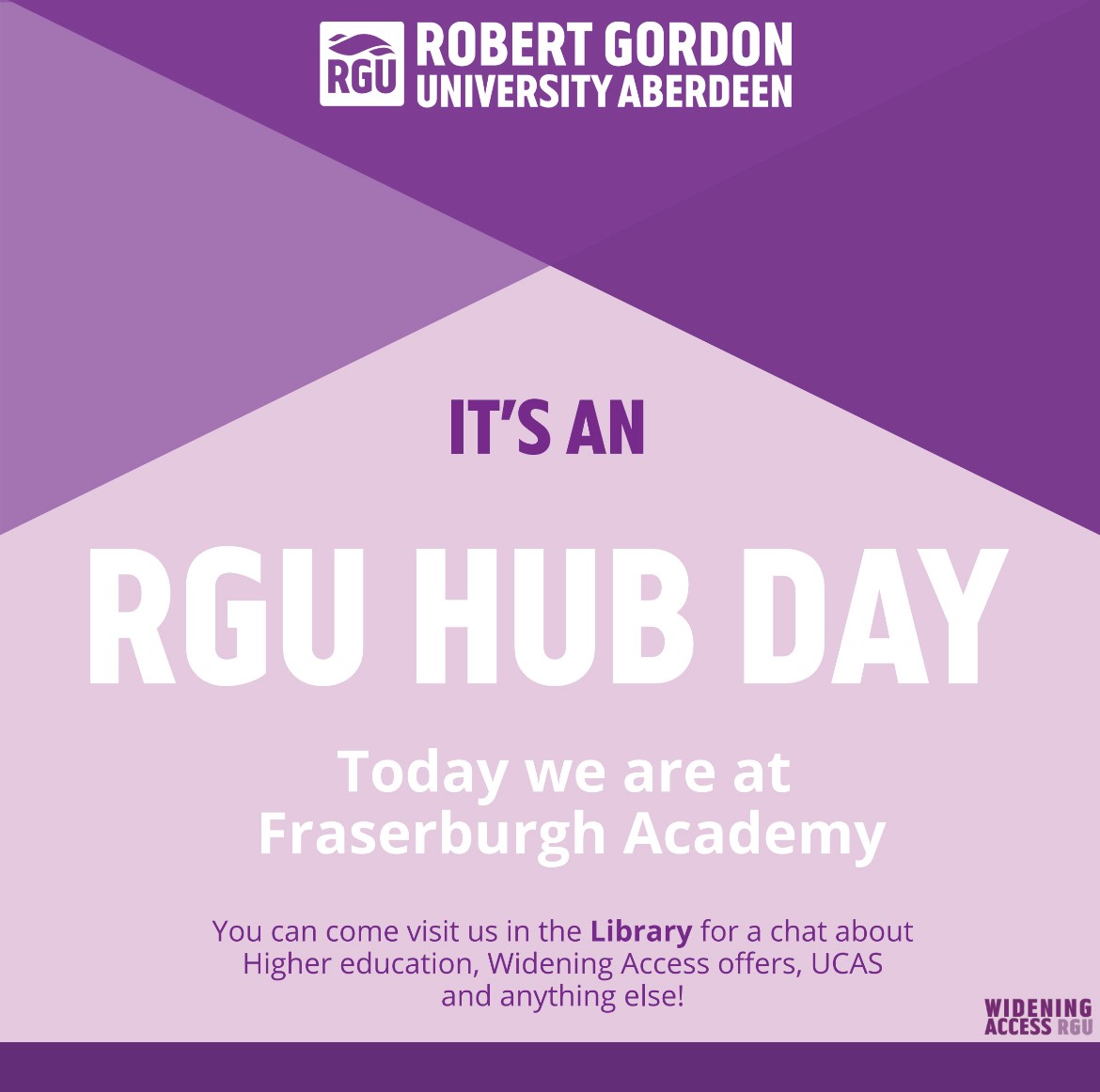 The RGU Hub is back after the... - RGU Widening Access | Facebook