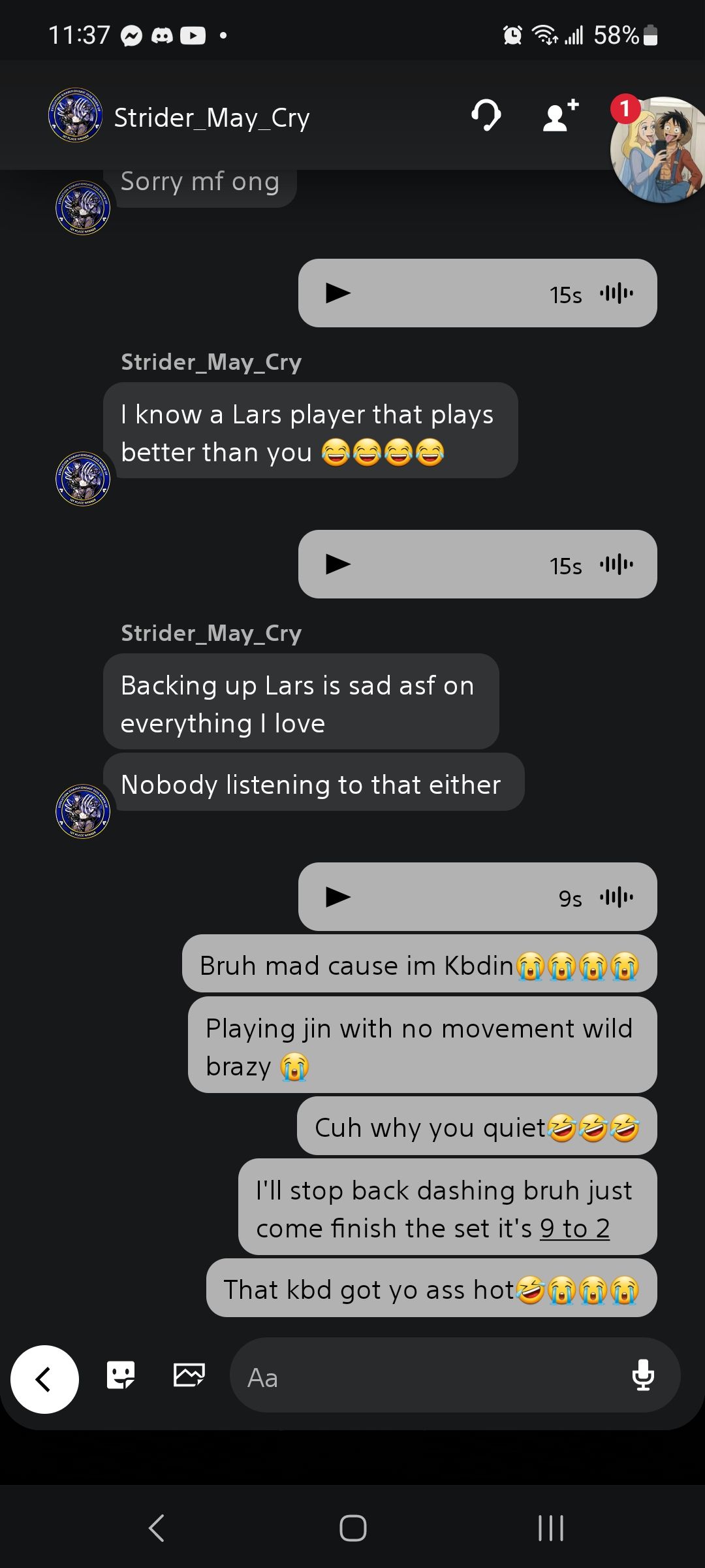 Tekken 8 player called trash for having movement