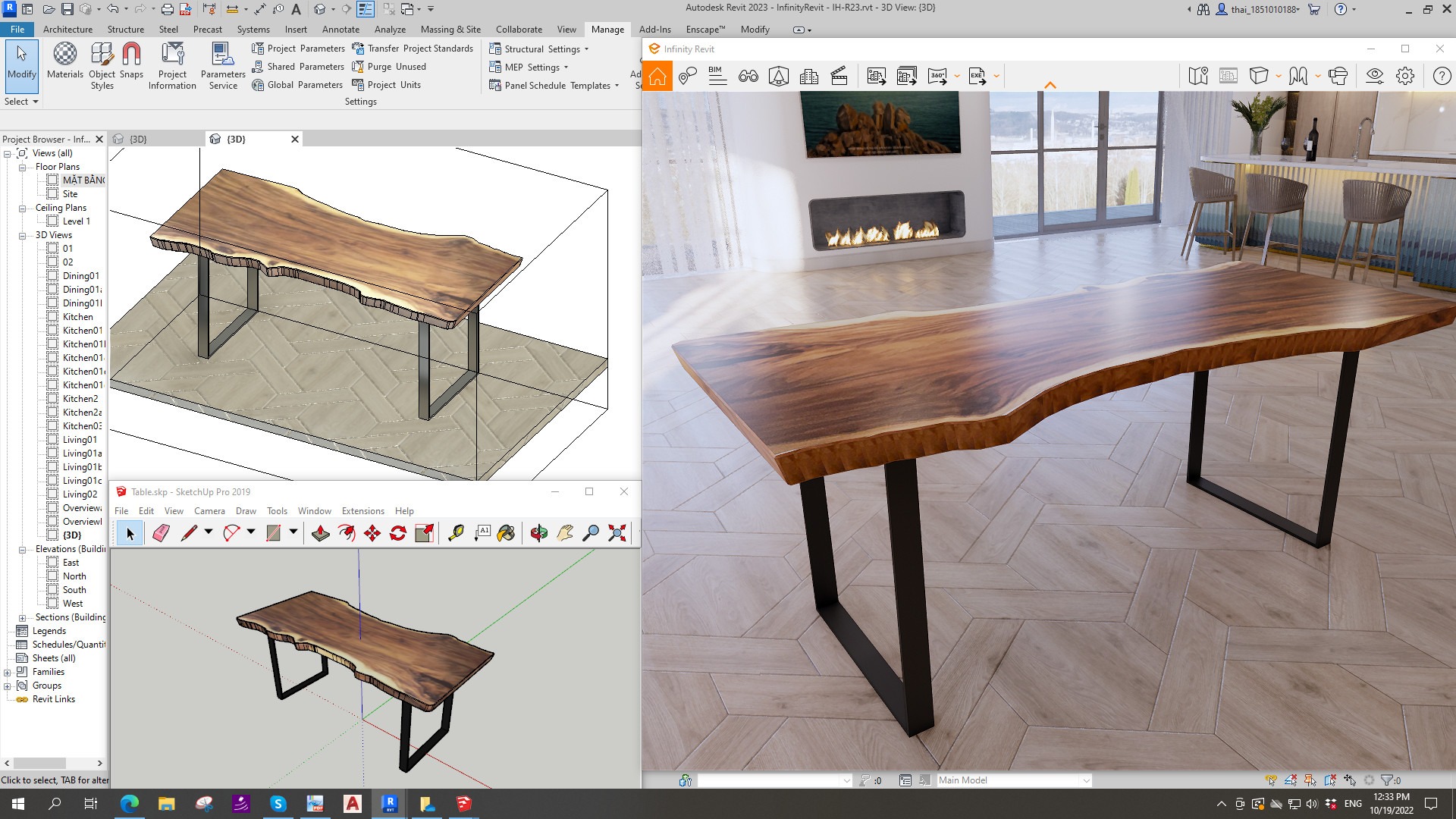 Infinity Revit - HƯỚNG DẪN CHUYỂN MODEL SKETCHUP SANG... | Facebook