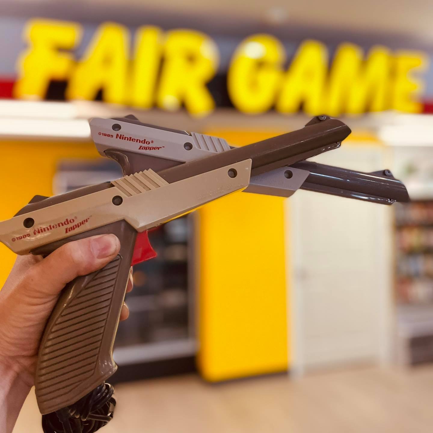 Ever seen the Nintendo Zapper Quick Shot?? Probably one of the